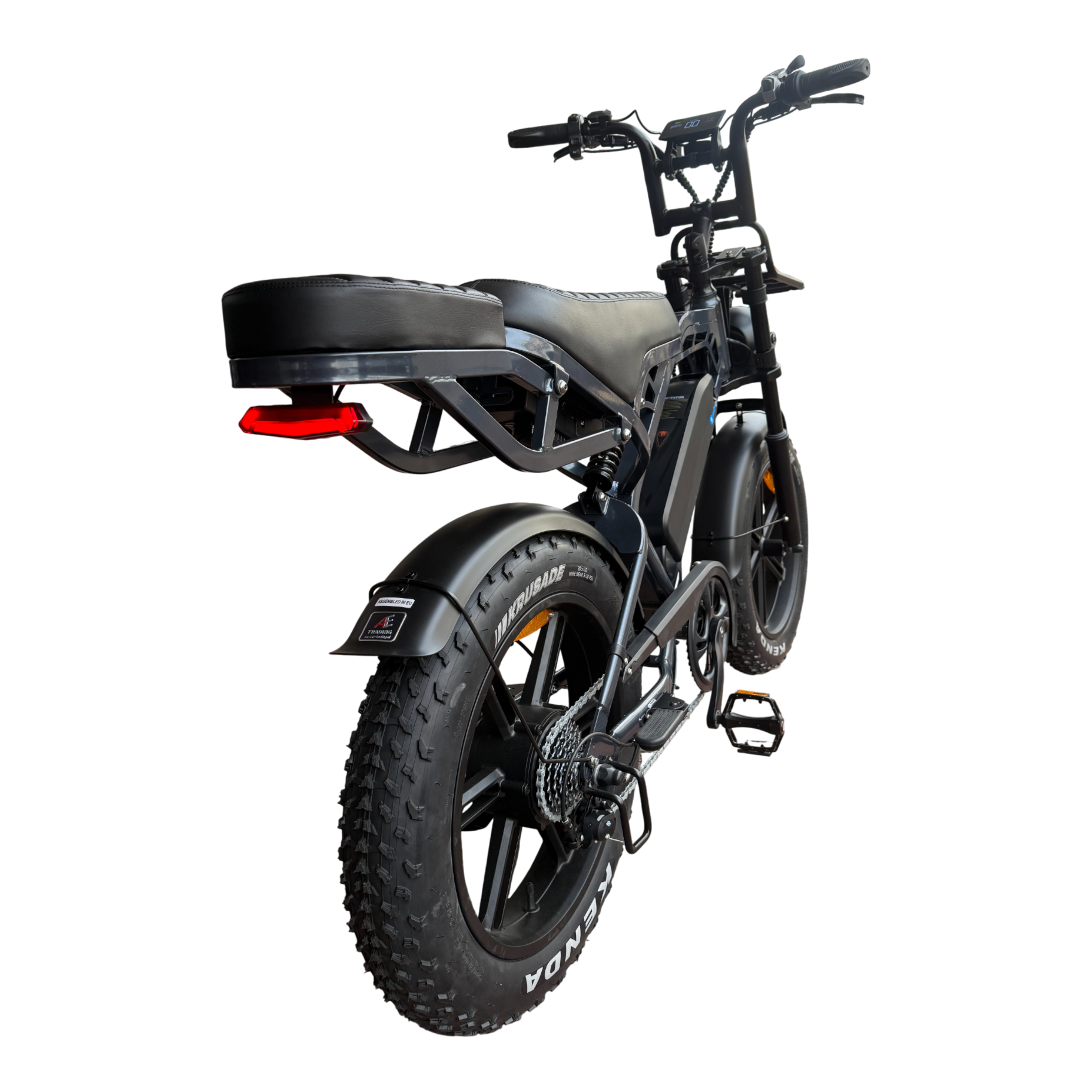 V20 Pro Fatbike Donker Grijs 2025 – Elektrische Fatbike – Hydraulische Remmen – Inclusief Accessoiresset - AE-trading