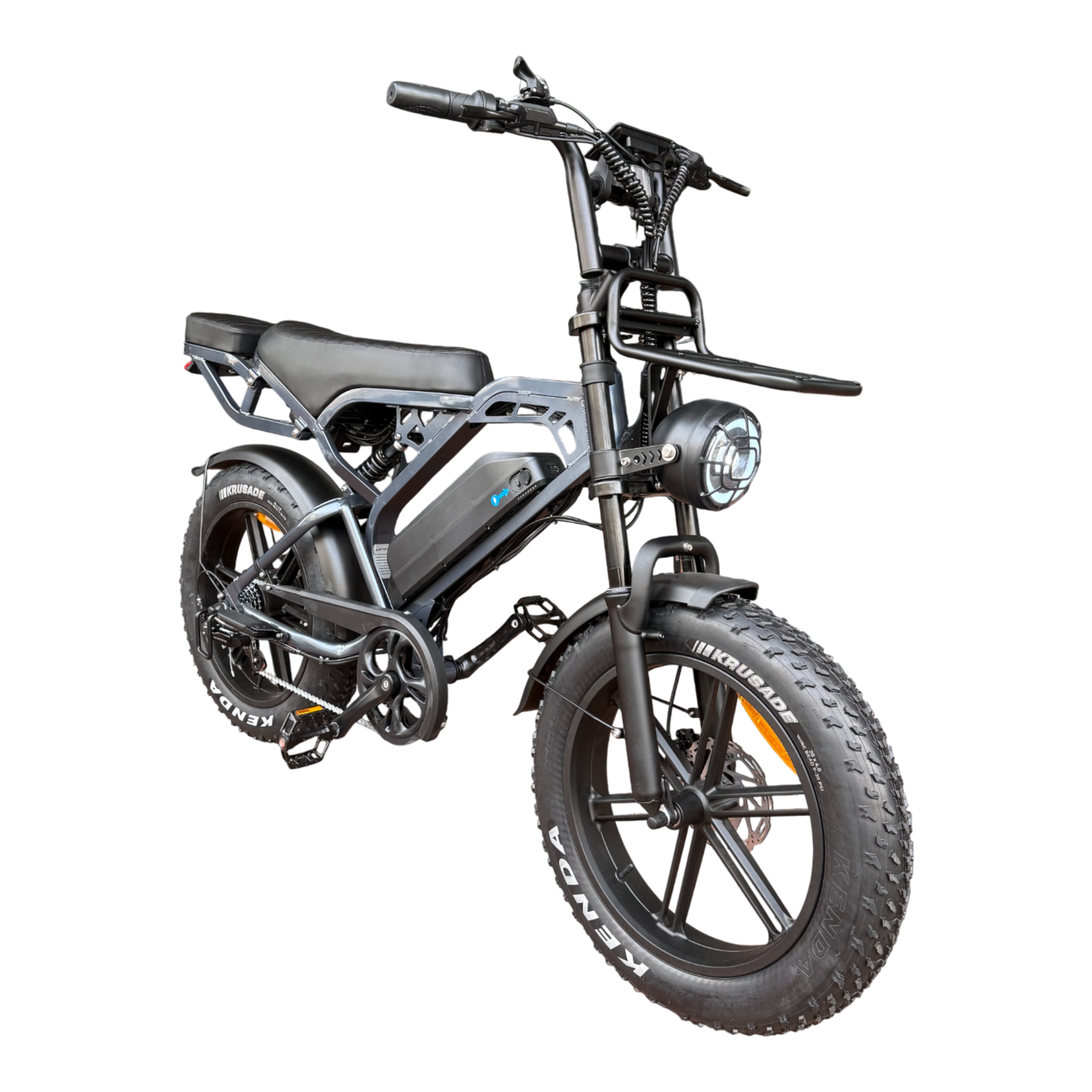 V20 Pro Fatbike Donker Grijs 2025 – Elektrische Fatbike – Hydraulische Remmen – 48V 15Ah - AE-trading