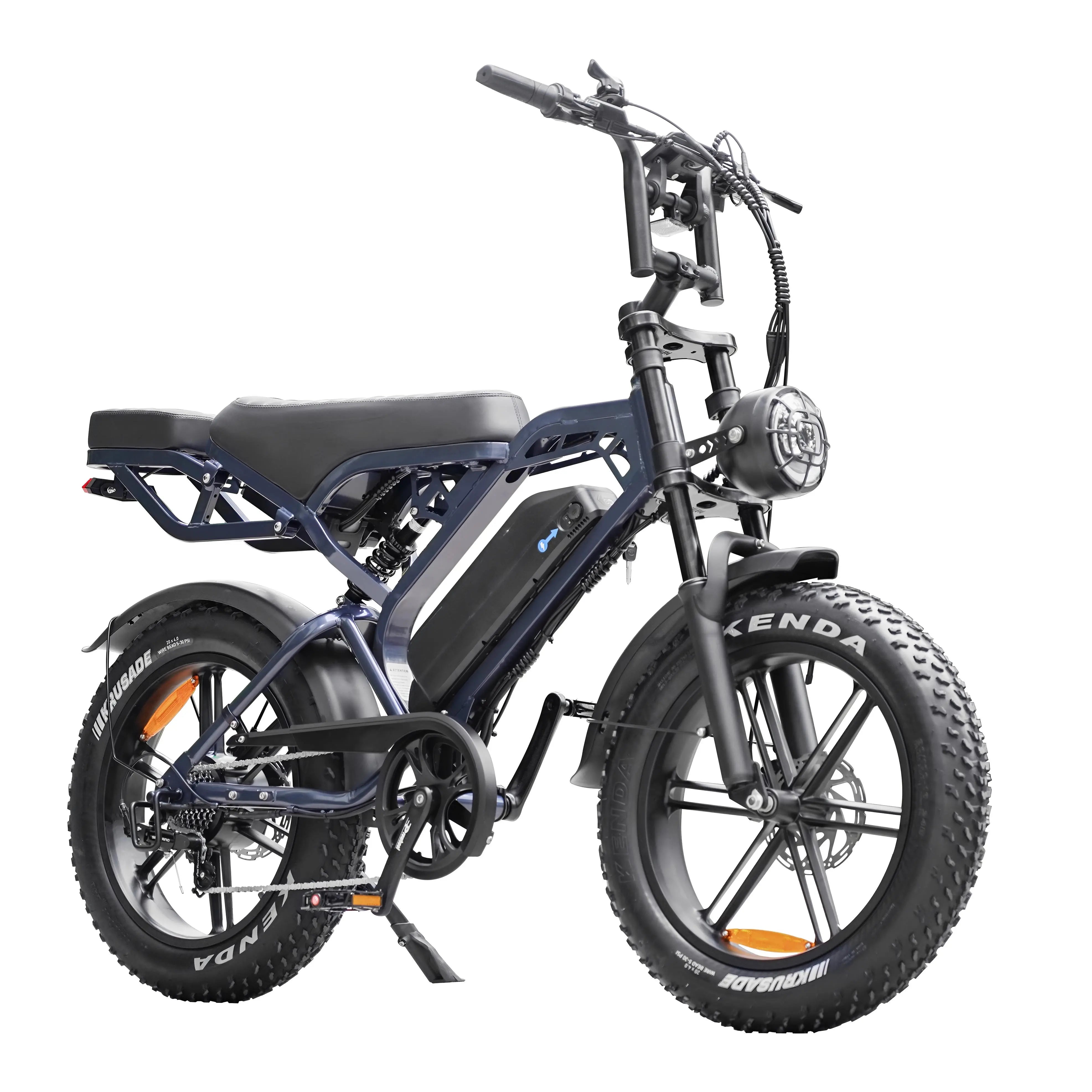 V20 Pro Fatbike Donker Grijs 2025 – Elektrische Fatbike – Hydraulische Remmen – Inclusief Accessoiresset - AE-trading