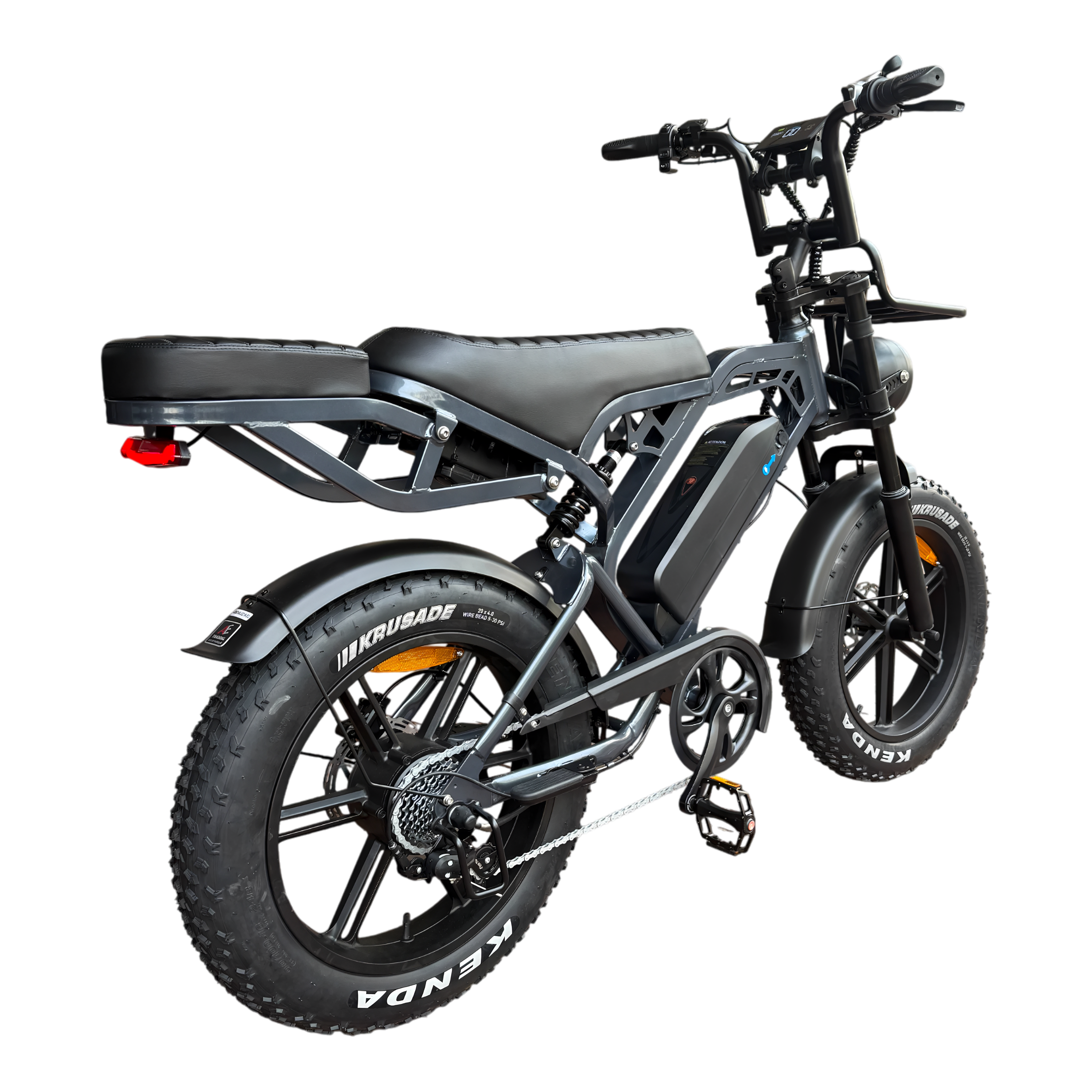 V20 Pro Fatbike Donker Grijs 2025 – Elektrische Fatbike – Hydraulische Remmen – Inclusief Accessoiresset - AE-trading