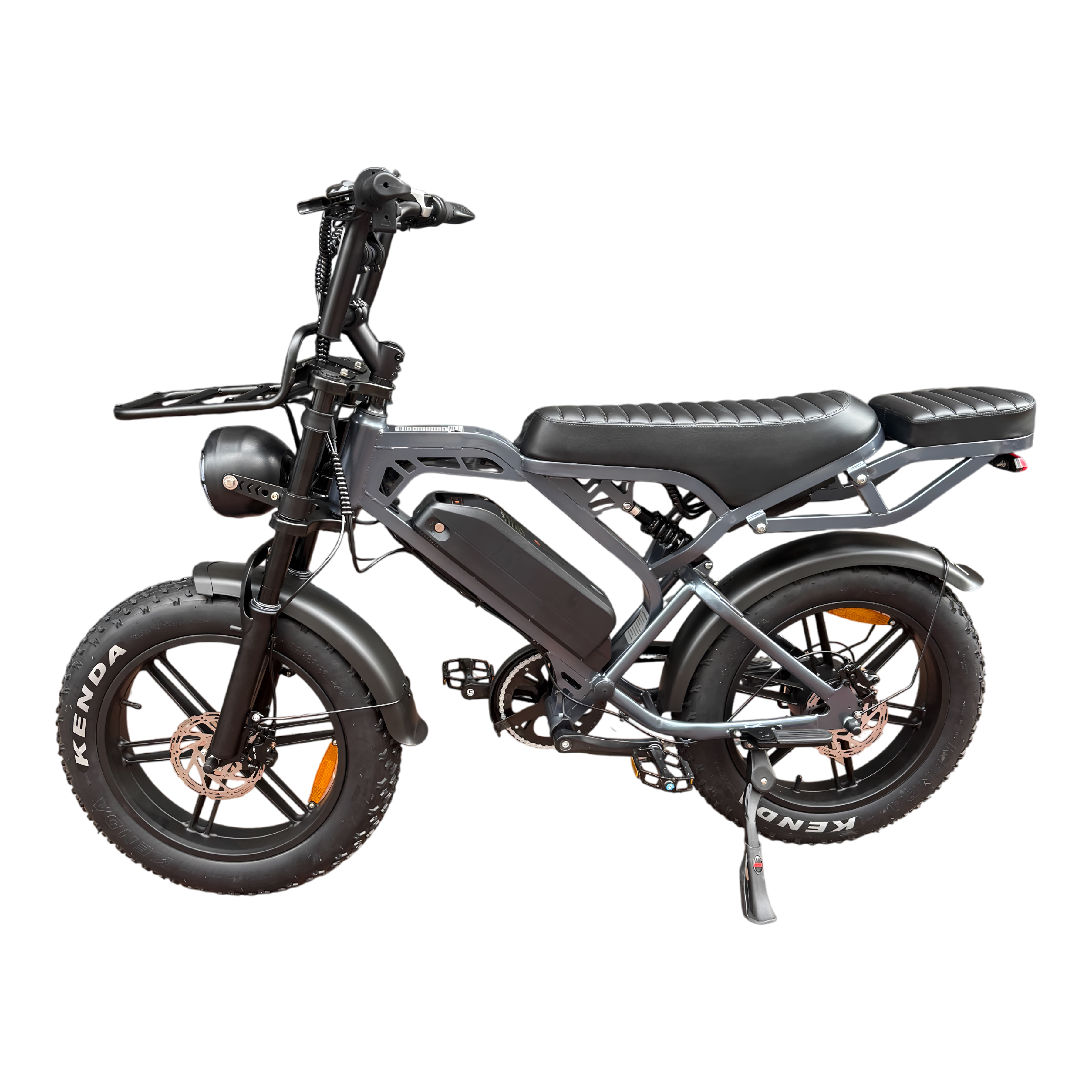 V20 Pro Fatbike Donker Grijs 2025 – Elektrische Fatbike – Hydraulische Remmen – Inclusief Accessoiresset - AE-trading