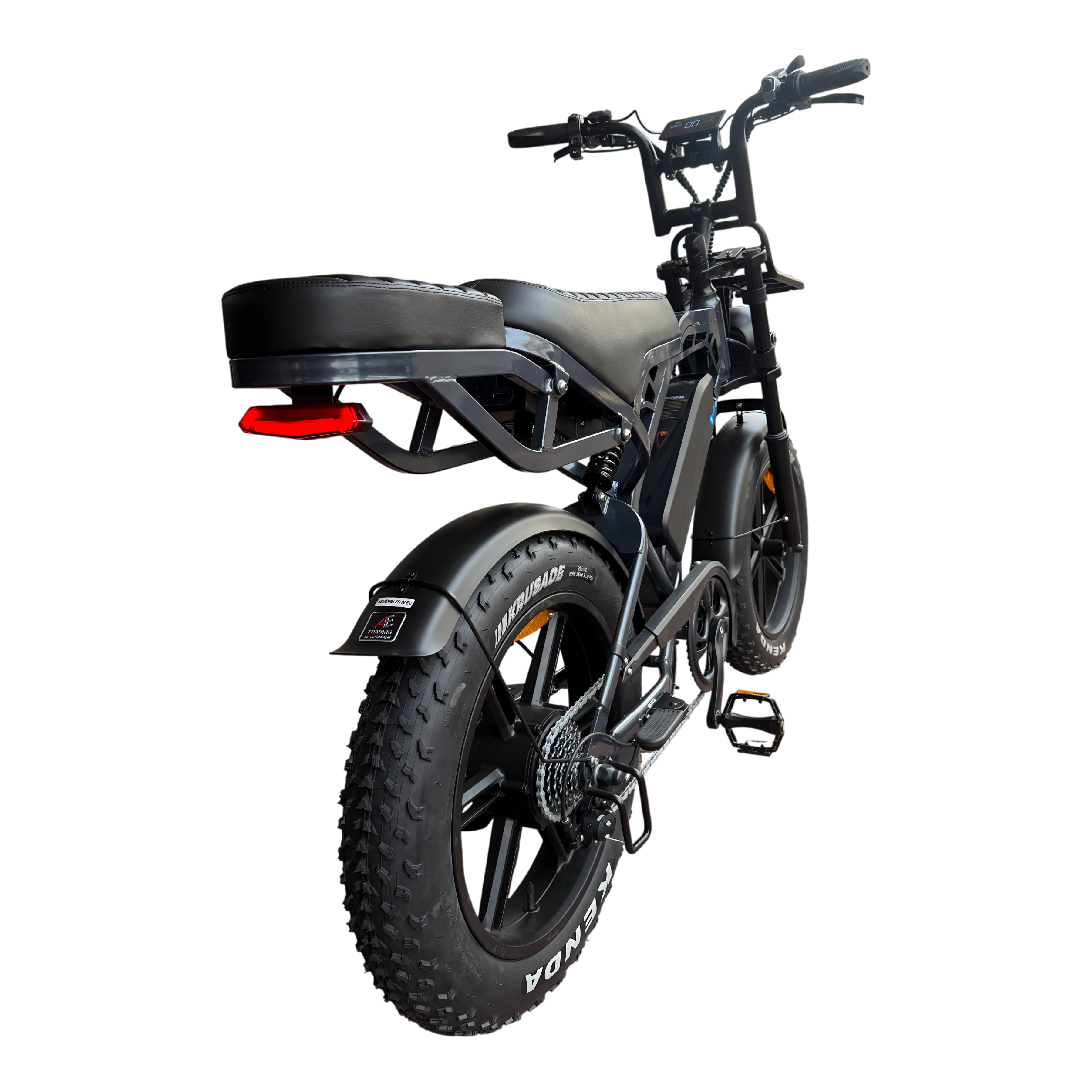 V20 Pro Fatbike Donker Grijs 2025 – Elektrische Fatbike – Hydraulische Remmen – Inclusief Accessoiresset - AE-trading