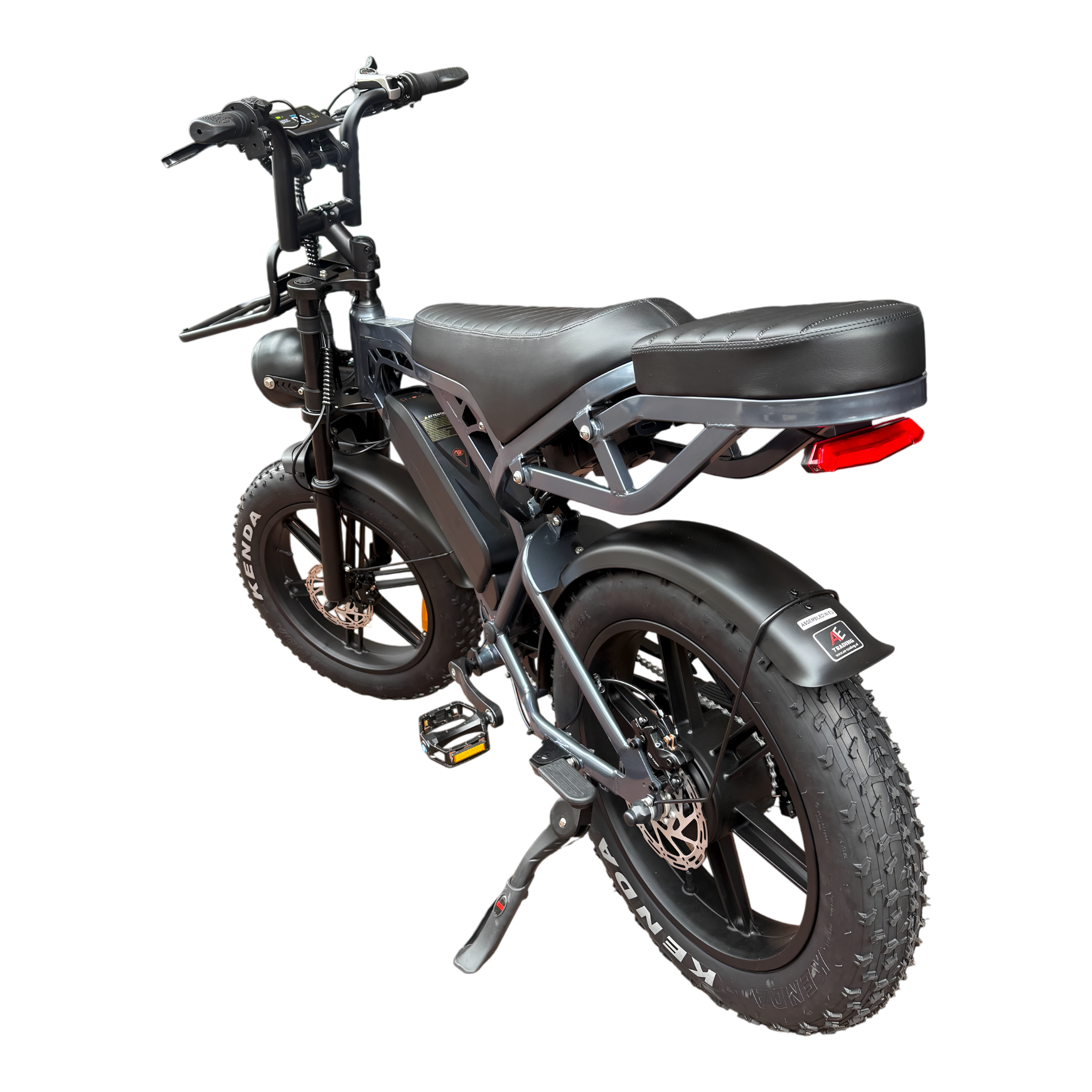 V20 Pro Fatbike Donker Grijs 2025 – Elektrische Fatbike – Hydraulische Remmen – Inclusief Accessoiresset - AE-trading