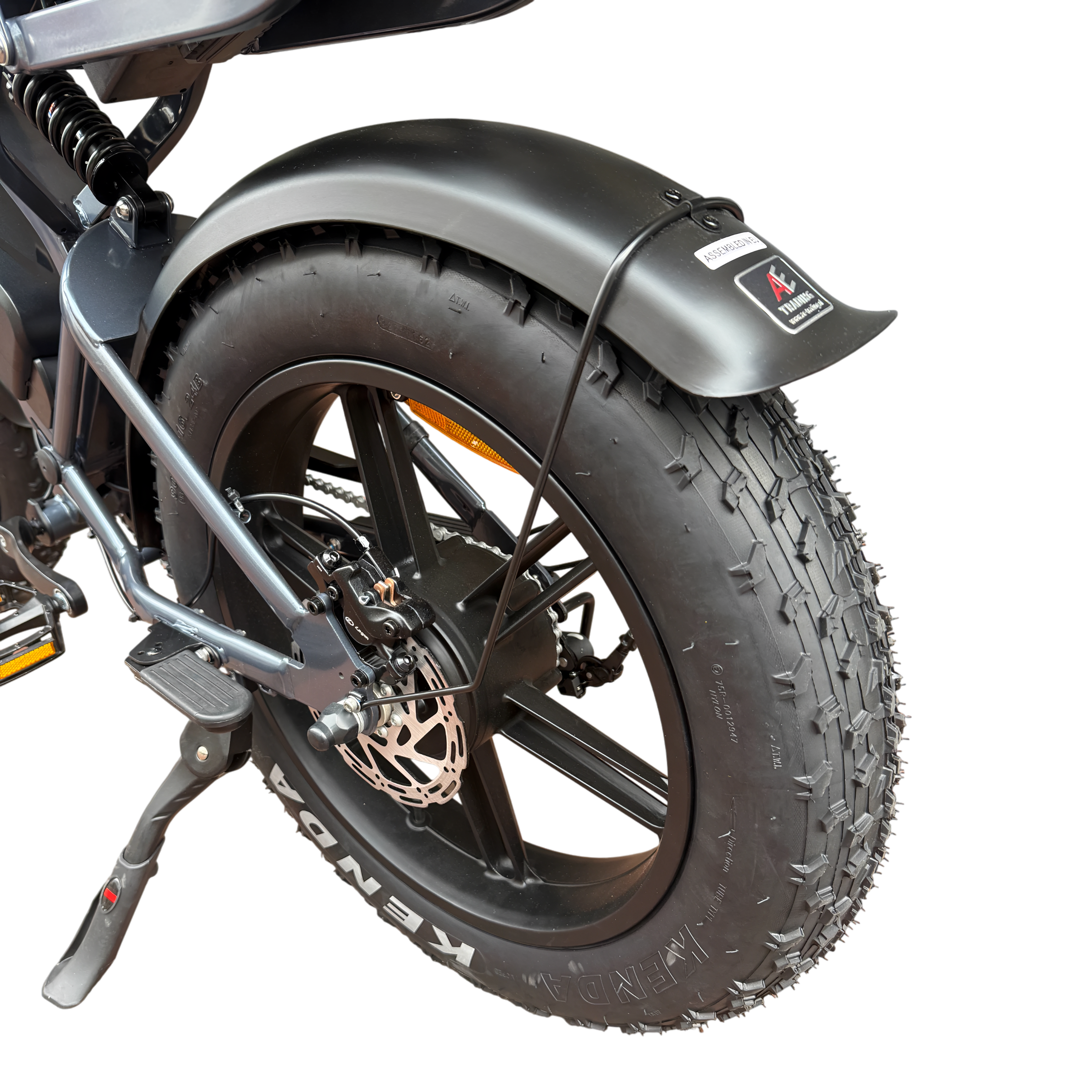 V20 Pro Fatbike Donker Grijs 2025 – Elektrische Fatbike – Hydraulische Remmen – Inclusief Accessoiresset - AE-trading