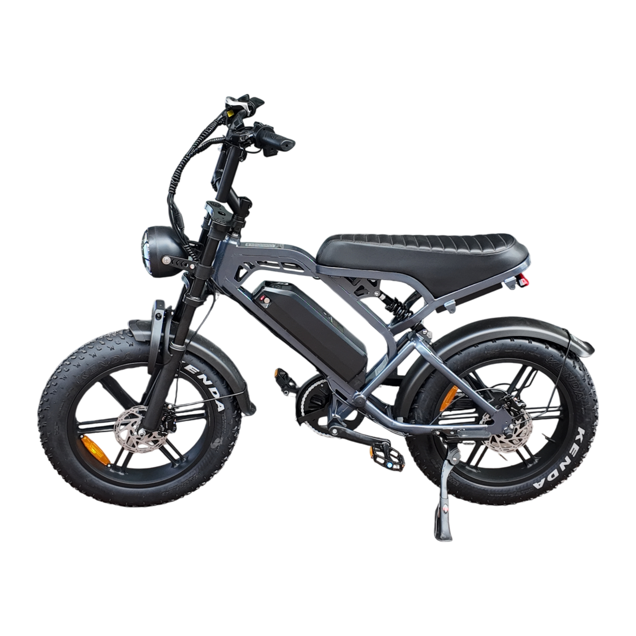 V20 Pro Fatbike Donkergrijs 2026 – Hydraulische Remmen - AE-trading