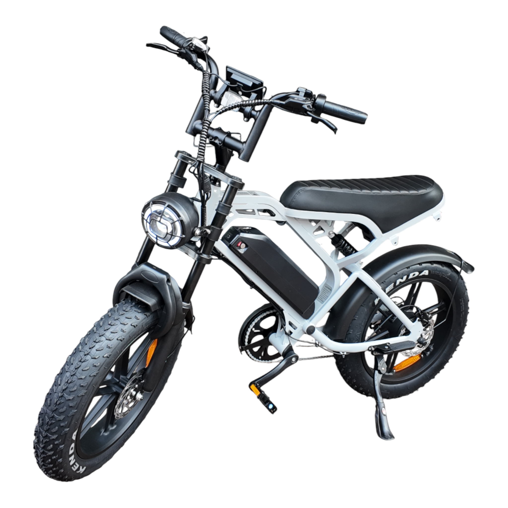 V20 Pro Fatbike Lichtgrijs 2026 – Hydraulische Remmen - AE-trading