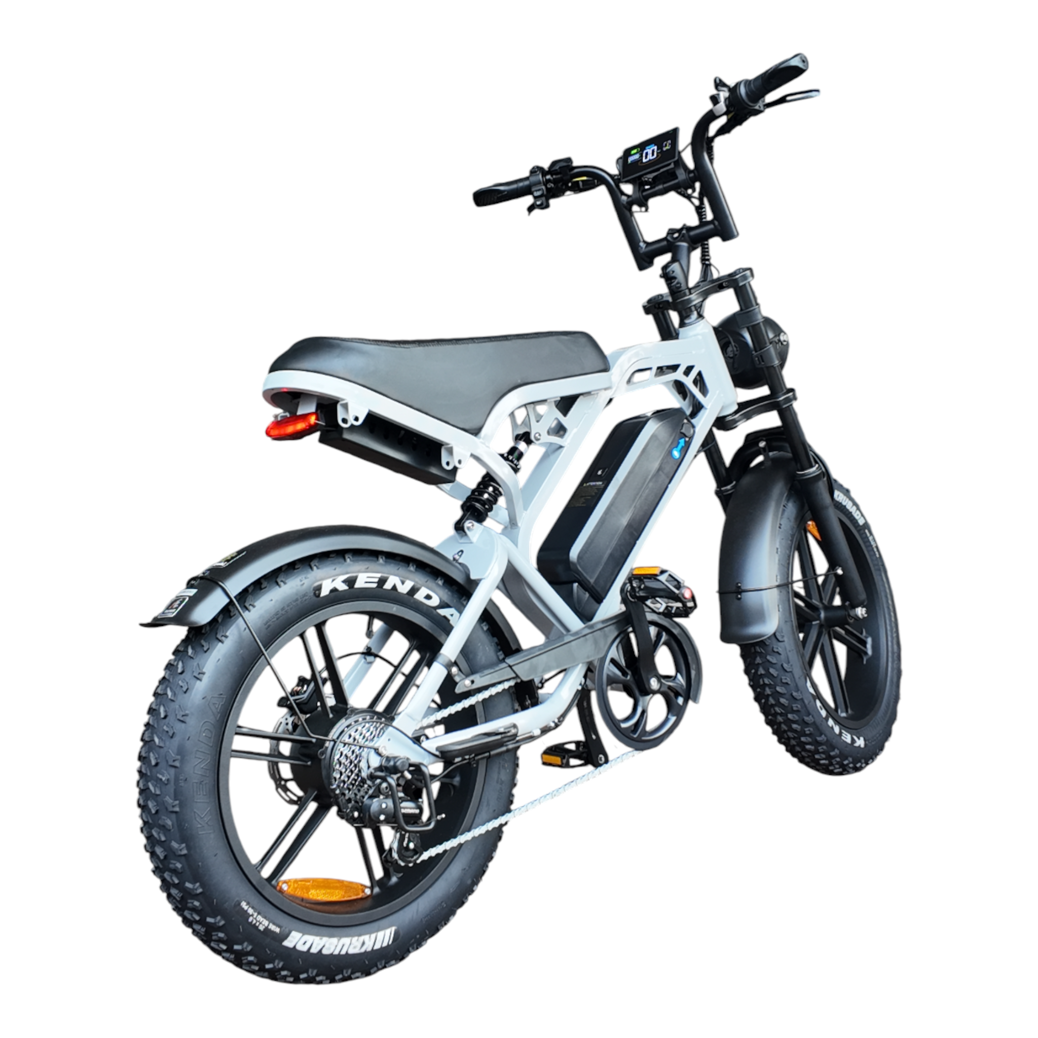 V20 Pro Fatbike Lichtgrijs 2026 – Hydraulische Remmen - AE-trading