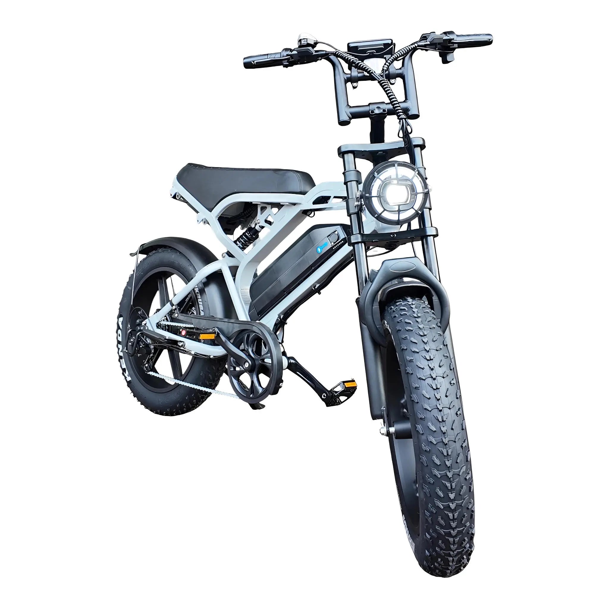 V20 Pro Fatbike Lichtgrijs 2026 – Hydraulische Remmen - AE-trading