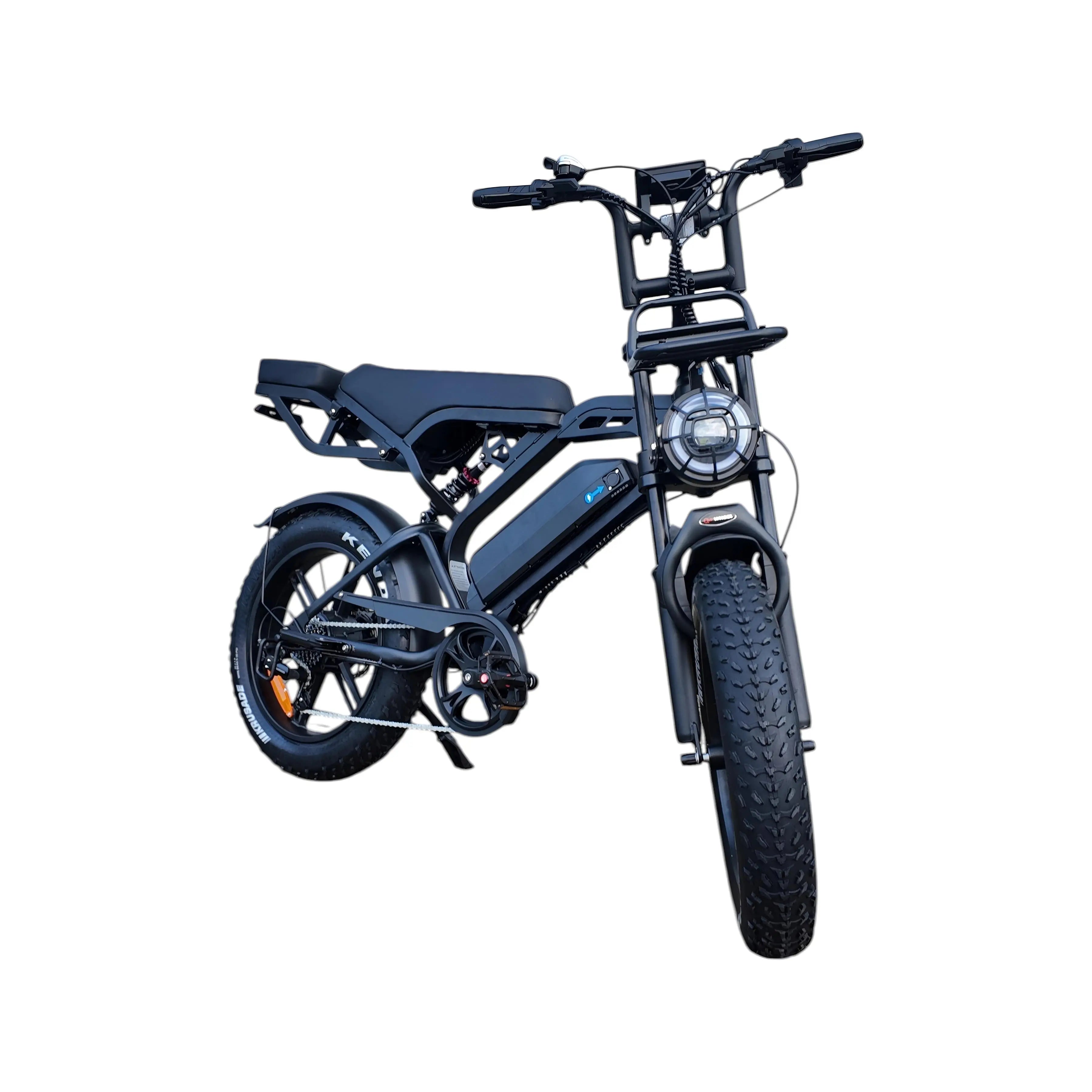 V20 Pro Fatbike Zwart 2026 – Hydraulische Remmen – Inclusief Accessoireset - AE-trading