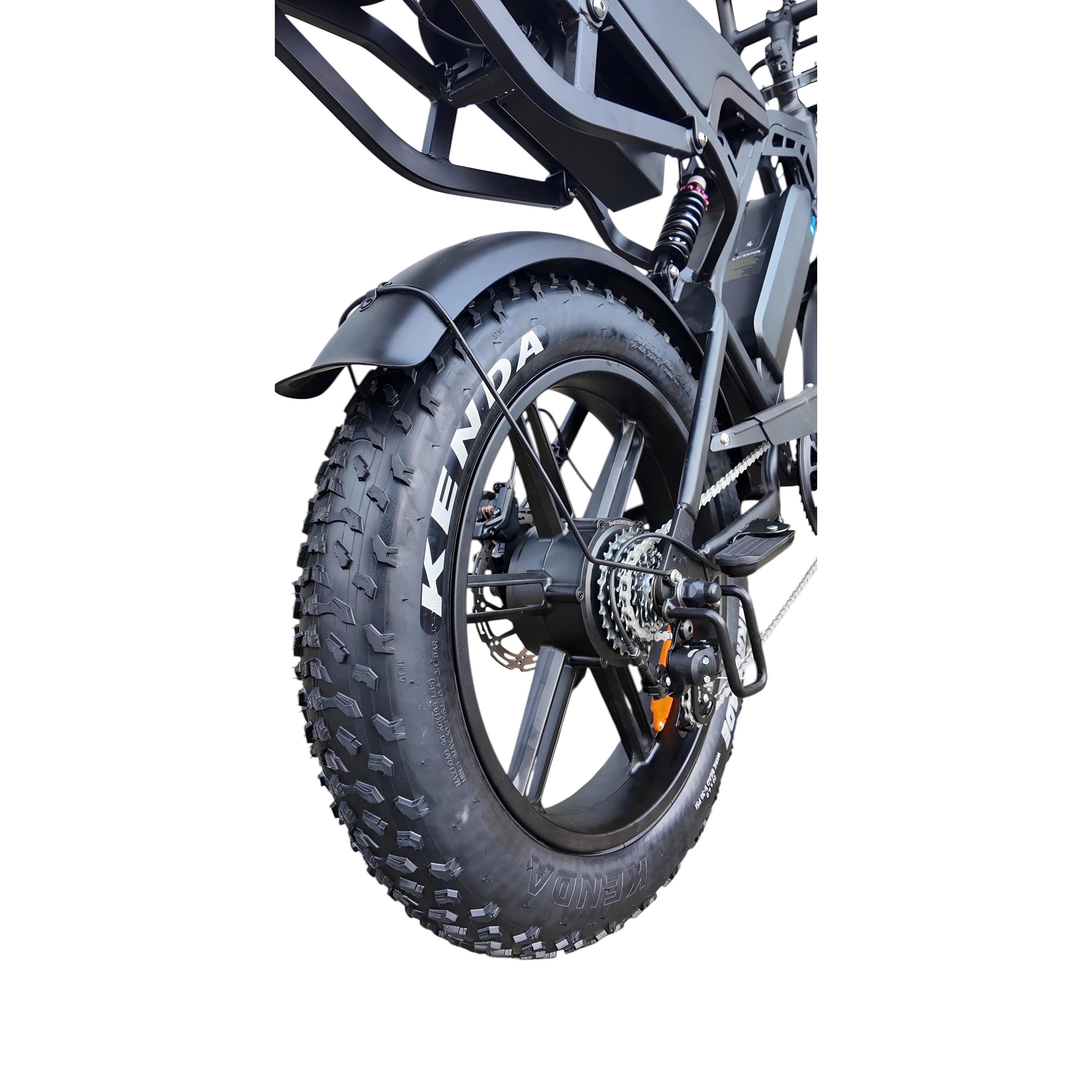 V20 Pro Fatbike Zwart 2026 – Hydraulische Remmen – Inclusief Accessoireset - AE-trading