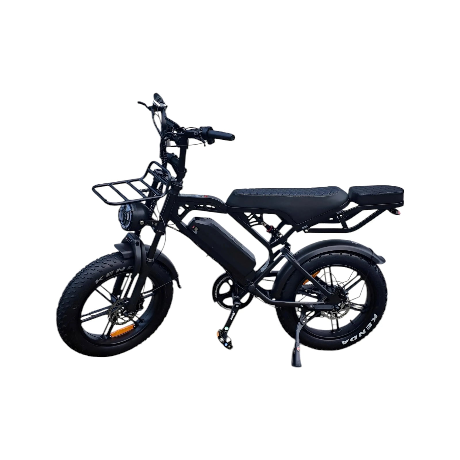 QmWheel V20 Pro fatbike — Zwart, incl. accessoireset - AE-trading
