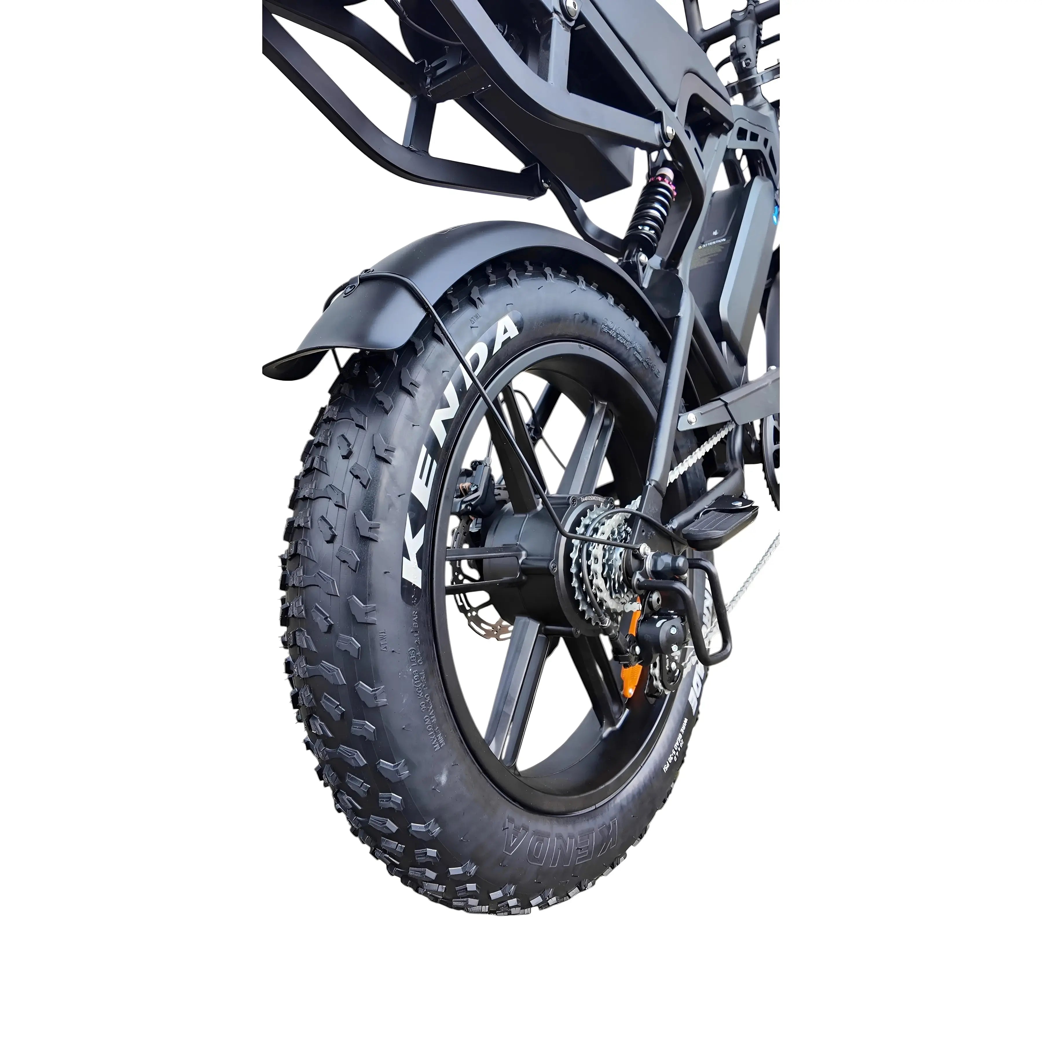 V20 Pro Fatbike - Zwart - Inclusief Accessoiresset - AE-trading