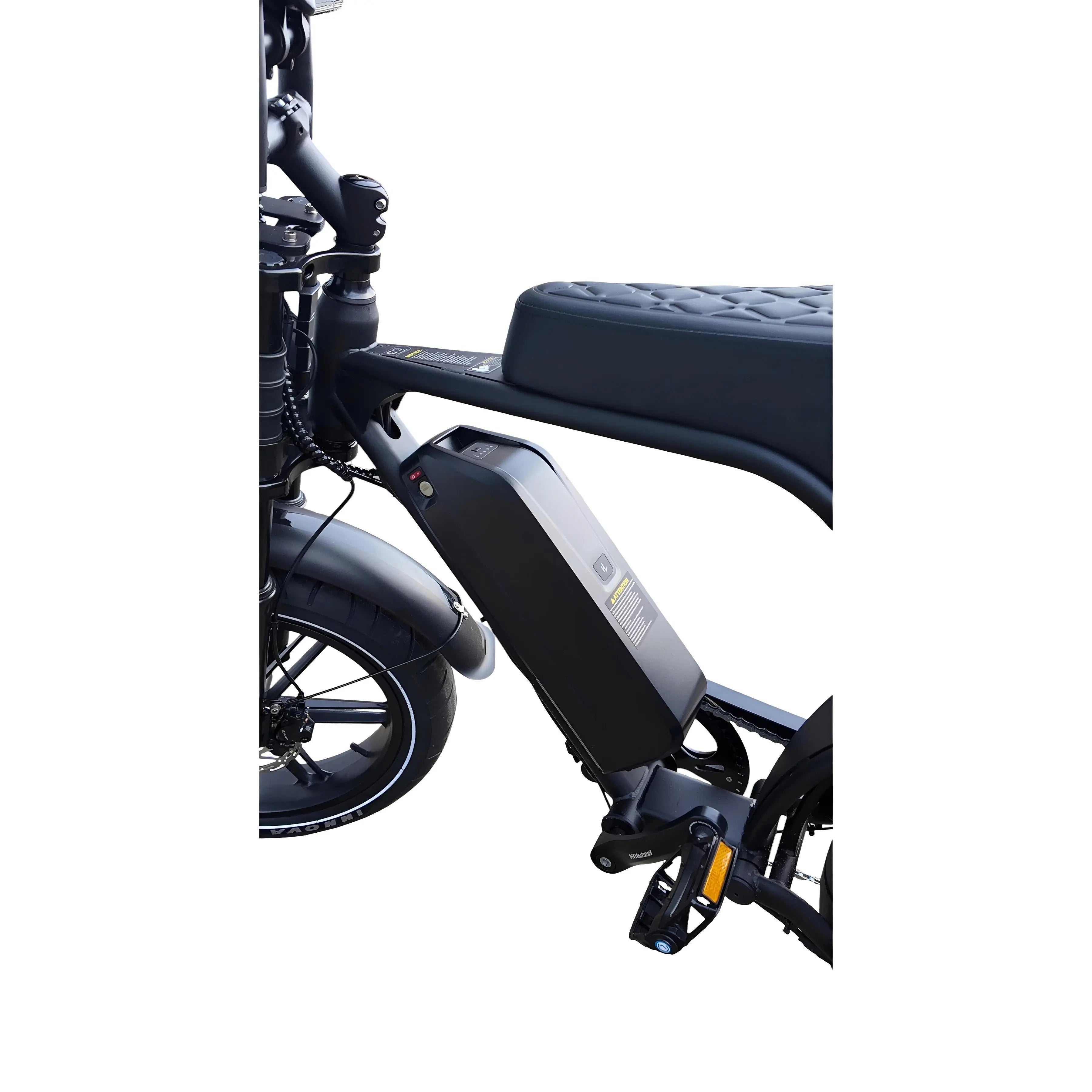 V8 Ultra Ouxi Fatbike - Zwart - 250W - 48V - AE-trading