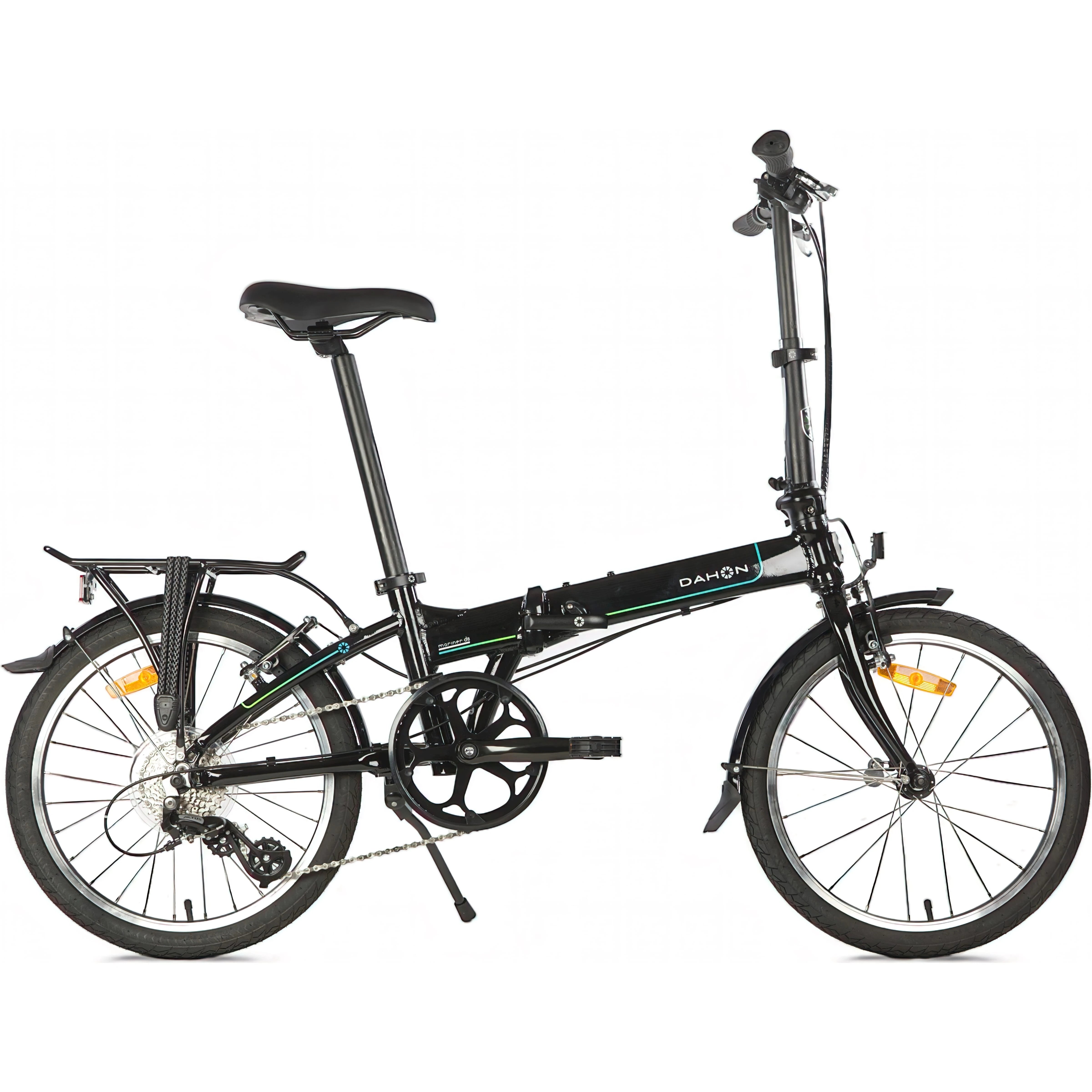 Dahon vouwfiets Mariner D8 obsidian zwart - AE-trading