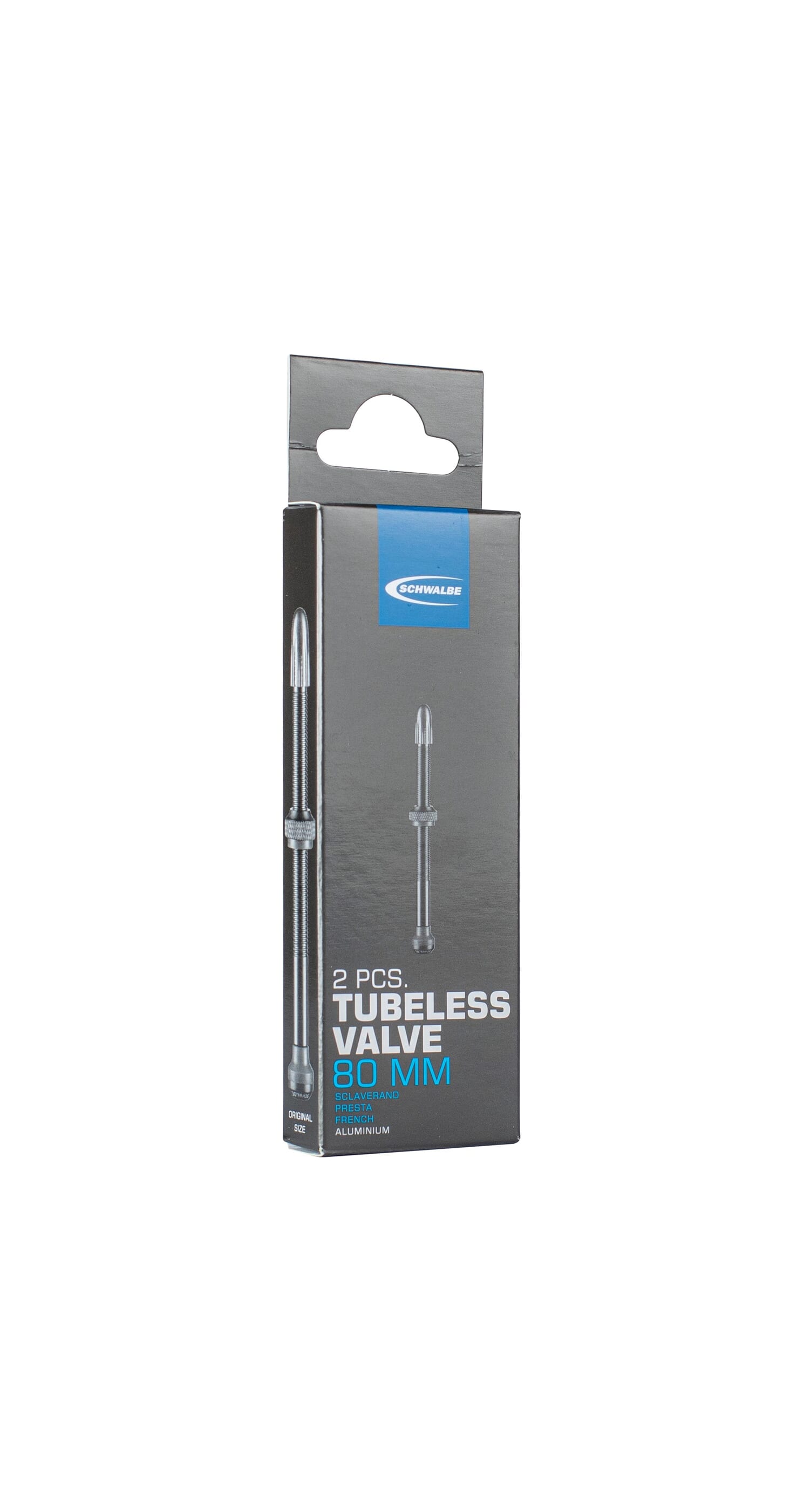 Schwalbe ventiel tubeless 80 mm set 2 stuks - AE-trading