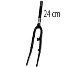 Voorvork 28 1 1/8 trommelrem en dynamohaak zwart - AE-trading