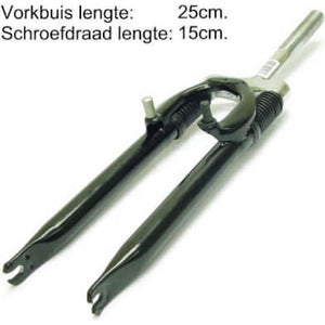 verende voorvork 26 1 1/8 draad zwart - AE-trading