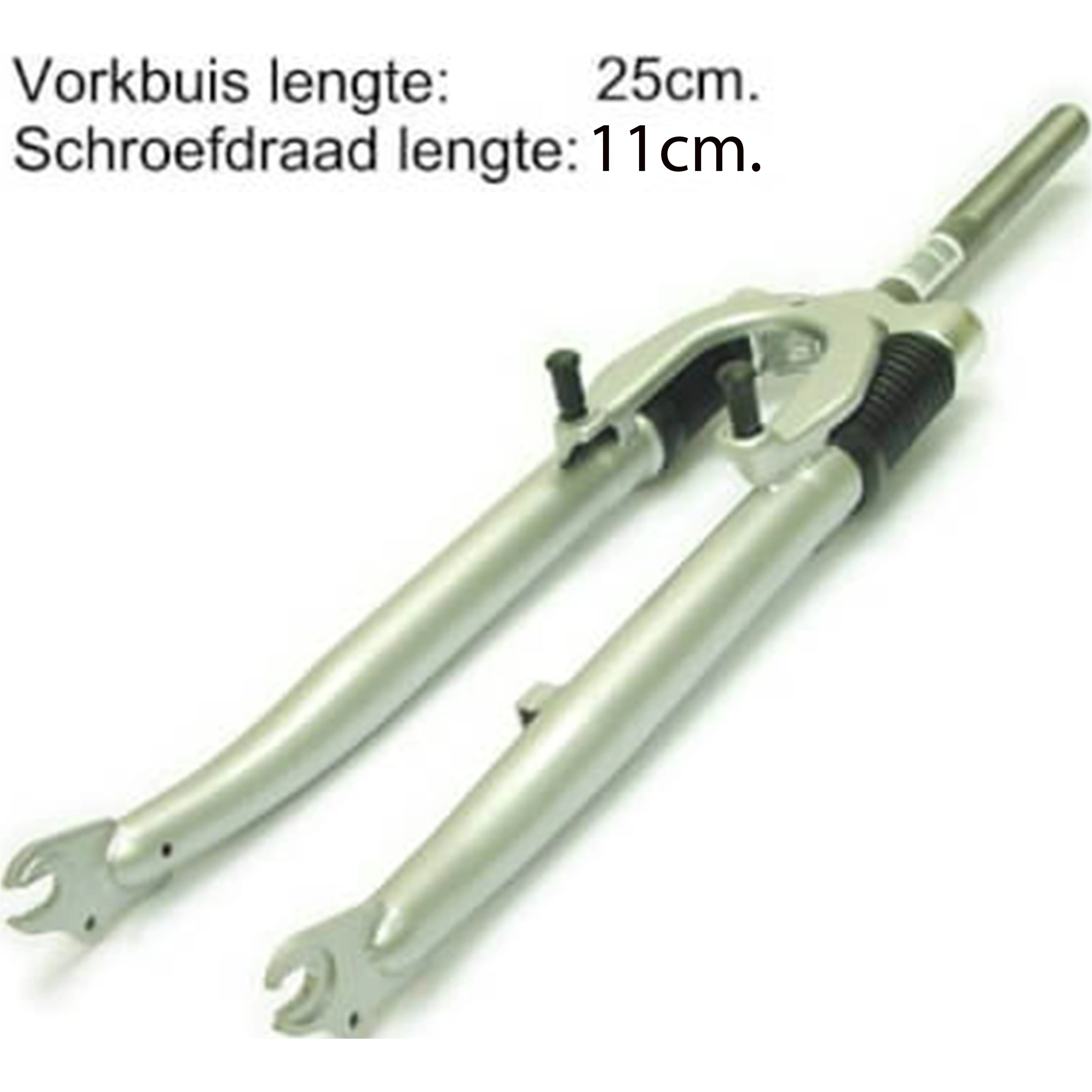 verende voorvork 28 1 inch draad zilver - AE-trading