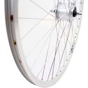 Roland voorwiel 28 naafdynamo DH3N31 ZAC2000 zilver RVS spk - AE-trading