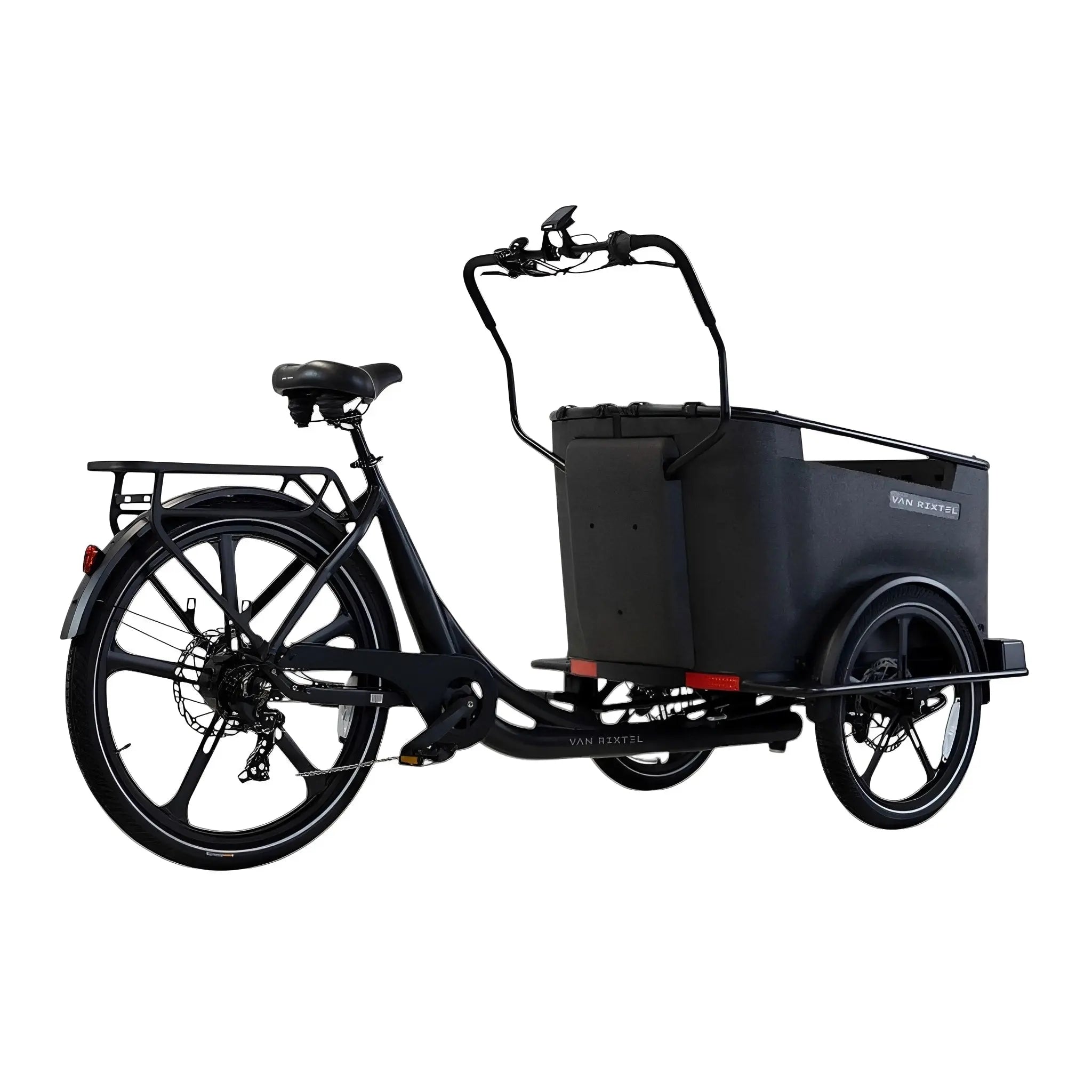 Van Rixtel Family - Elektrische Bakfiets - Midnight Zwart - AE-trading