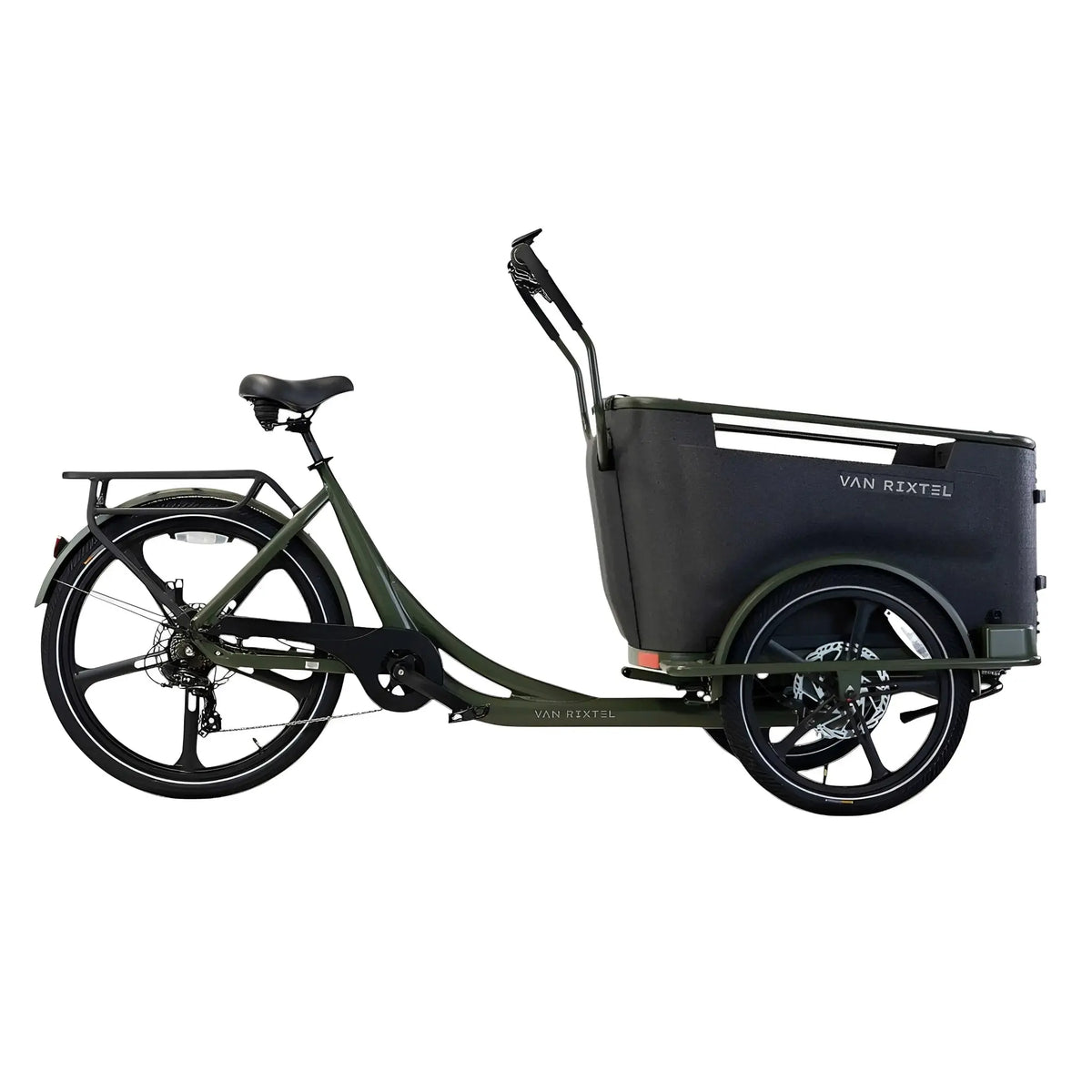 Van Rixtel Family - Elektrische Bakfiets - Olijfgroen - AE-trading