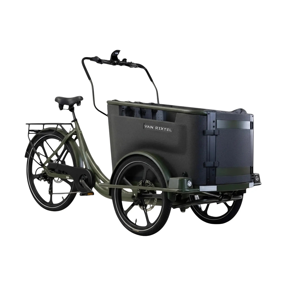 Van Rixtel Family - Elektrische Bakfiets - Olijfgroen - AE-trading