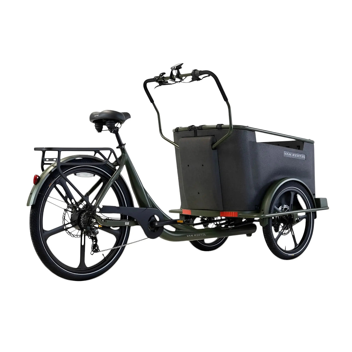 Van Rixtel Family - Elektrische Bakfiets - Olijfgroen - AE-trading
