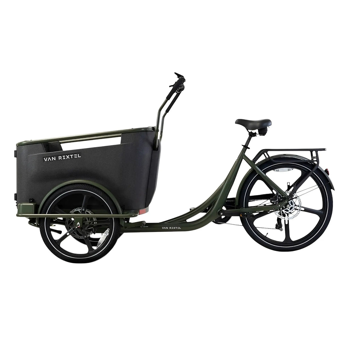 Van Rixtel Family - Elektrische Bakfiets - Olijfgroen - AE-trading