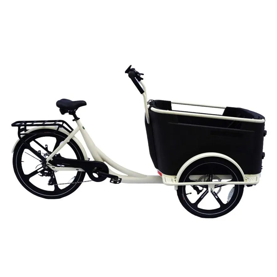 Van Rixtel Urban Plus – Elektrische Bakfiets – Mat Wit – 540Wh - AE-trading