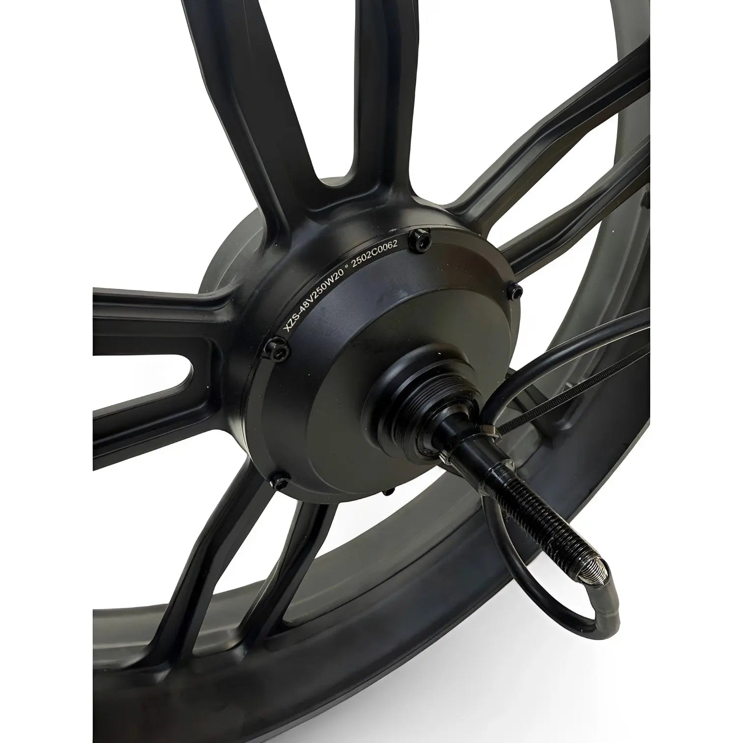 Velg met motor QmWheel V20 Pro, S20 Pro, C28 Nieuw Model 250W Rode Kabel aan Rechterzijde - AE-trading