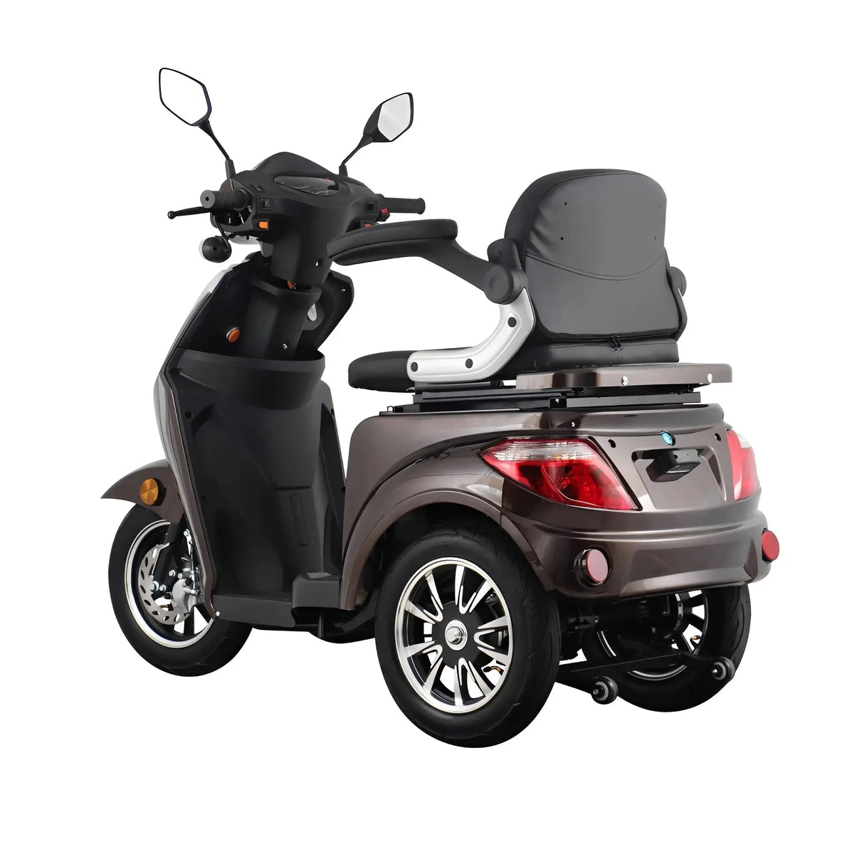 Vista 3 Basic E-scootmobiel Driewieler Elektrisch 1000W 60V 20Ah - Bruin - AE-trading