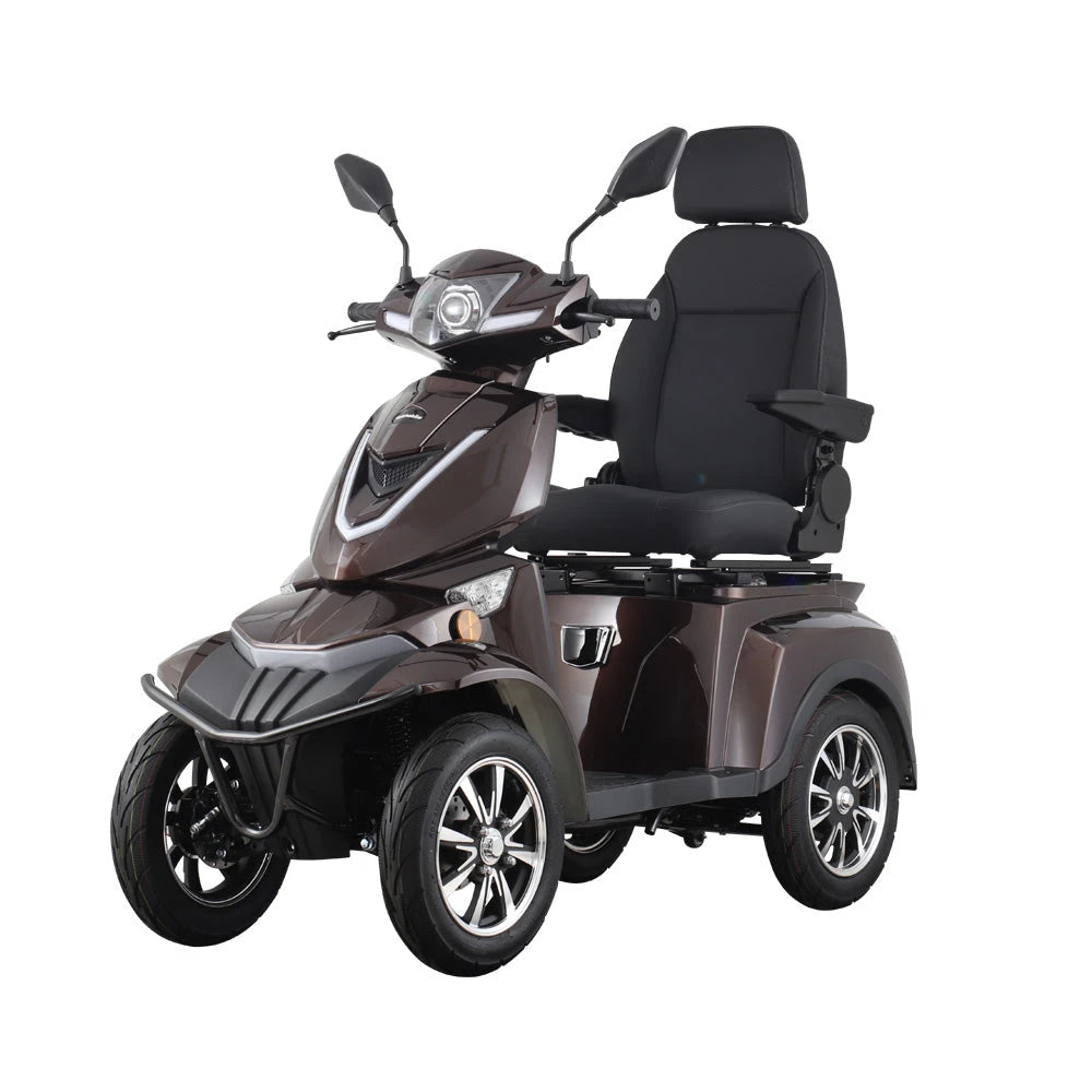Vista 4 Luxe E-Scootmobiel Elektrisch 1000W 60V 20Ah - Bruin