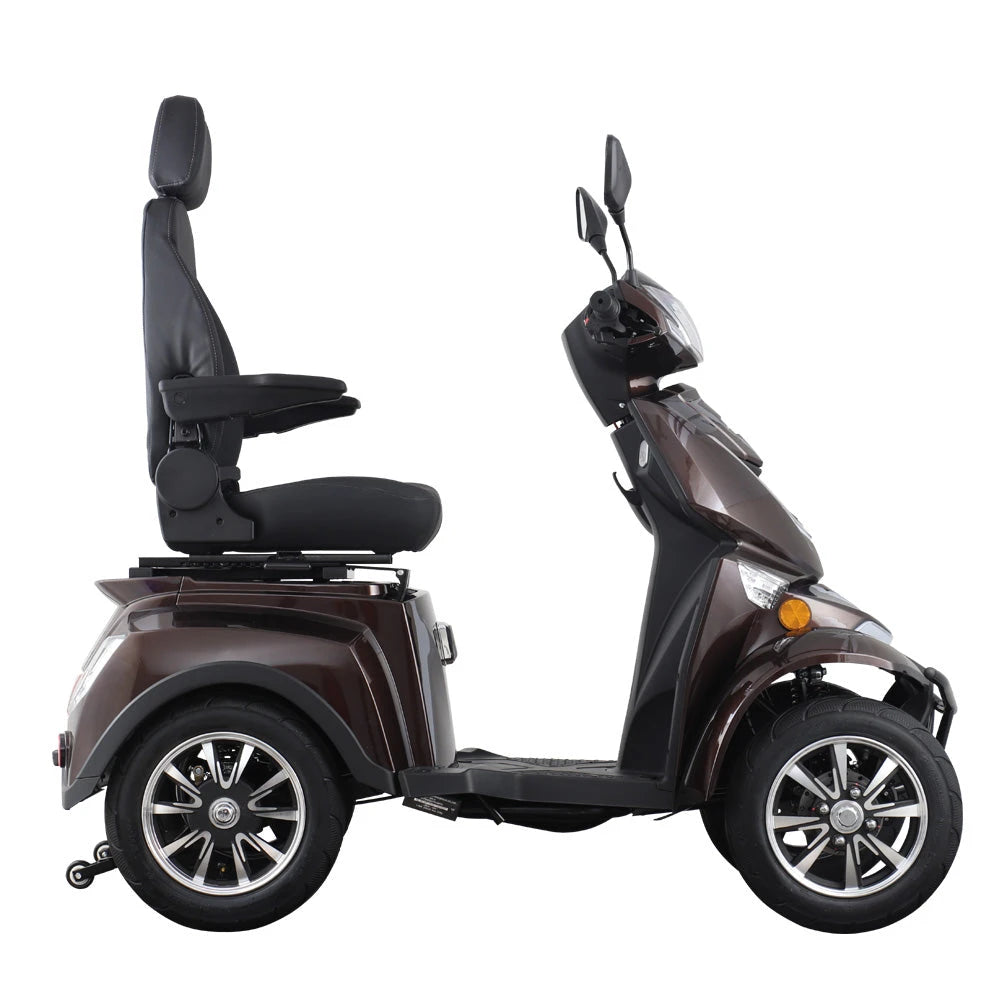 Vista 4 Luxe E-Scootmobiel Elektrisch 1000W 60V 20Ah - Bruin
