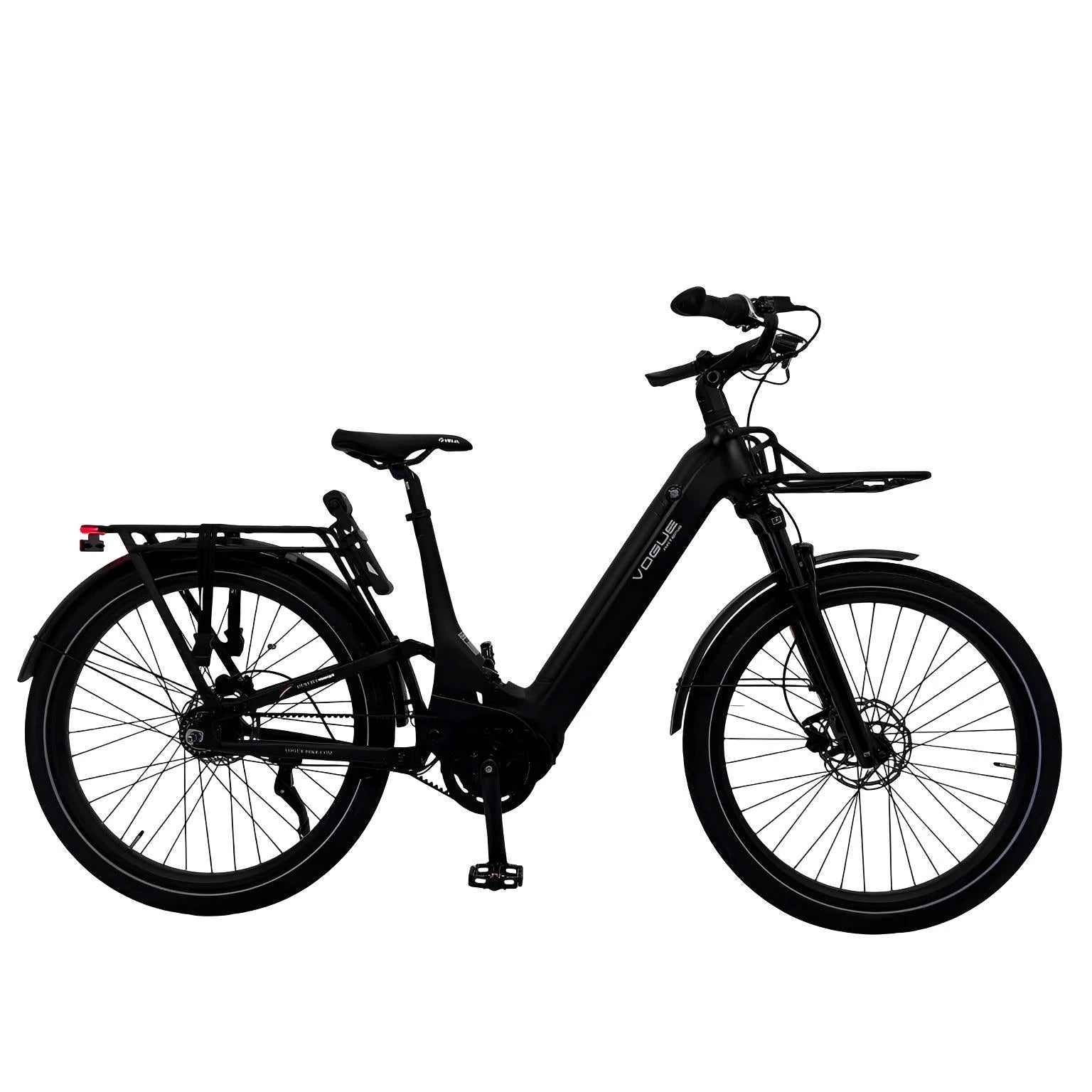 Vogue Artemis Elektrische Fiets - Matt Black - 50 cm - AE-trading