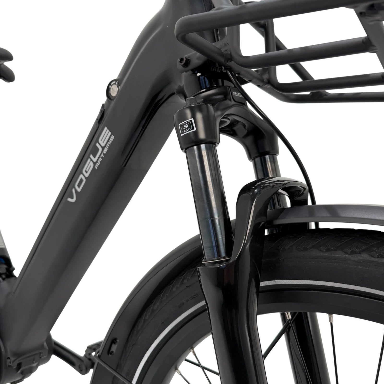 Vogue Artemis Elektrische Fiets - Matt Black - 50 cm - AE-trading