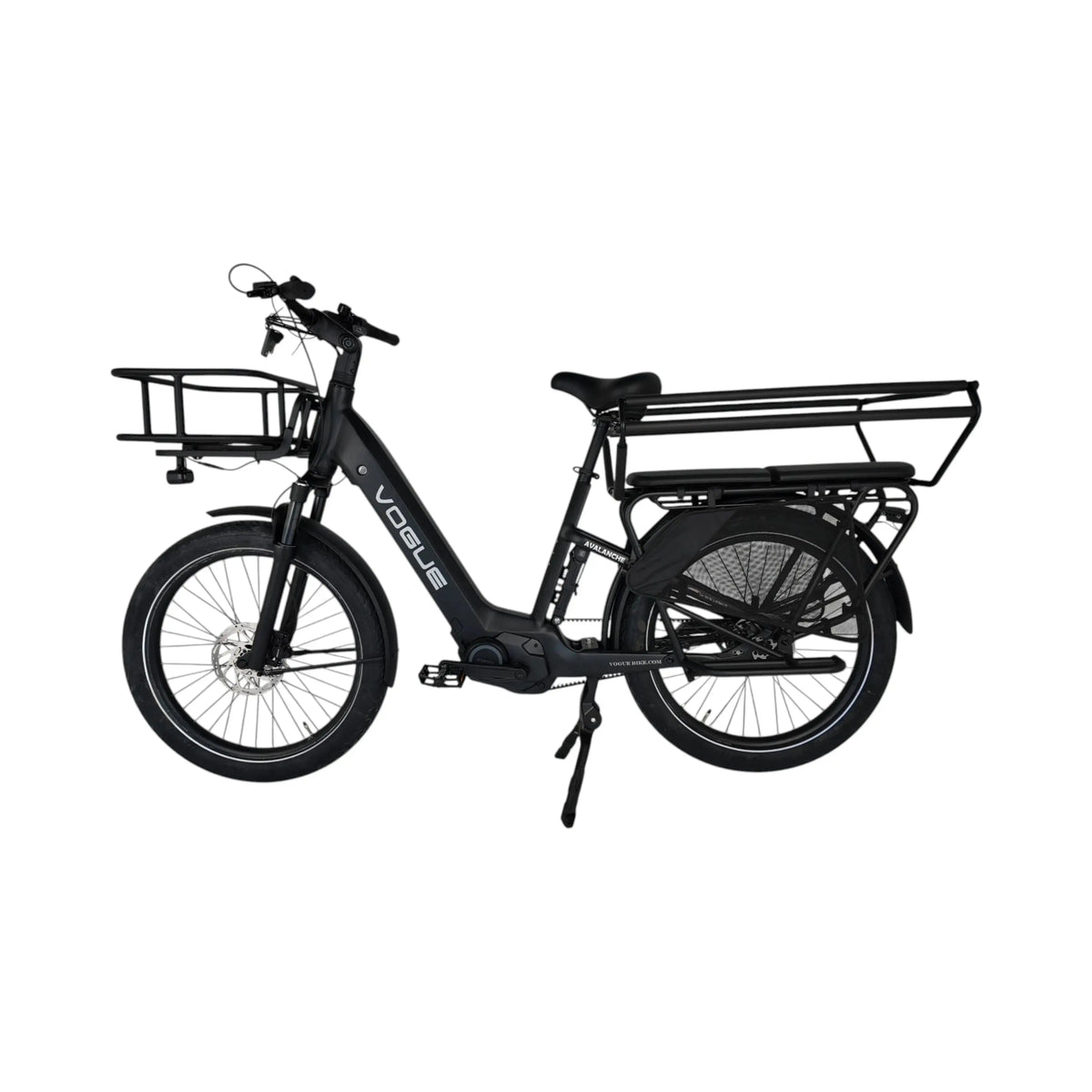 Vogue Avalanche Longtail - Matt Black - 540Wh - Elektrische Longtail - AE-trading
