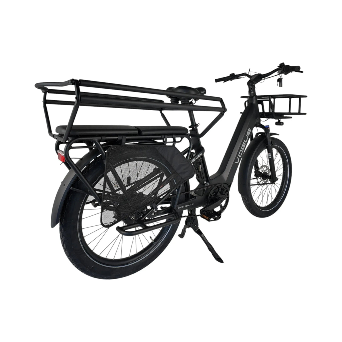 Vogue Avalanche Longtail - Matt Black - 540Wh - Elektrische Longtail - AE-trading