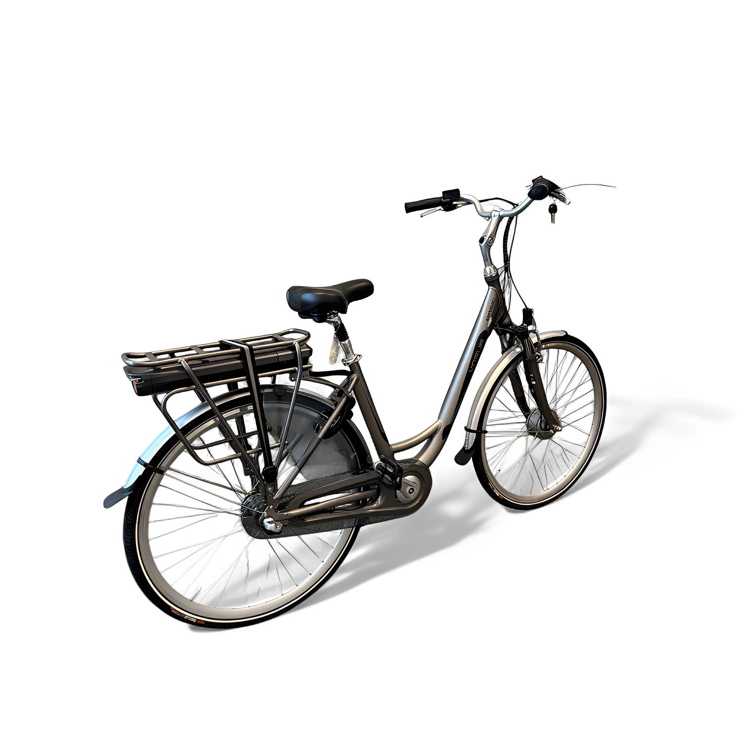 Vogue Basic Elektrische Fiets 3 versnellingen 13Ah - Mat Grijs - AE-trading