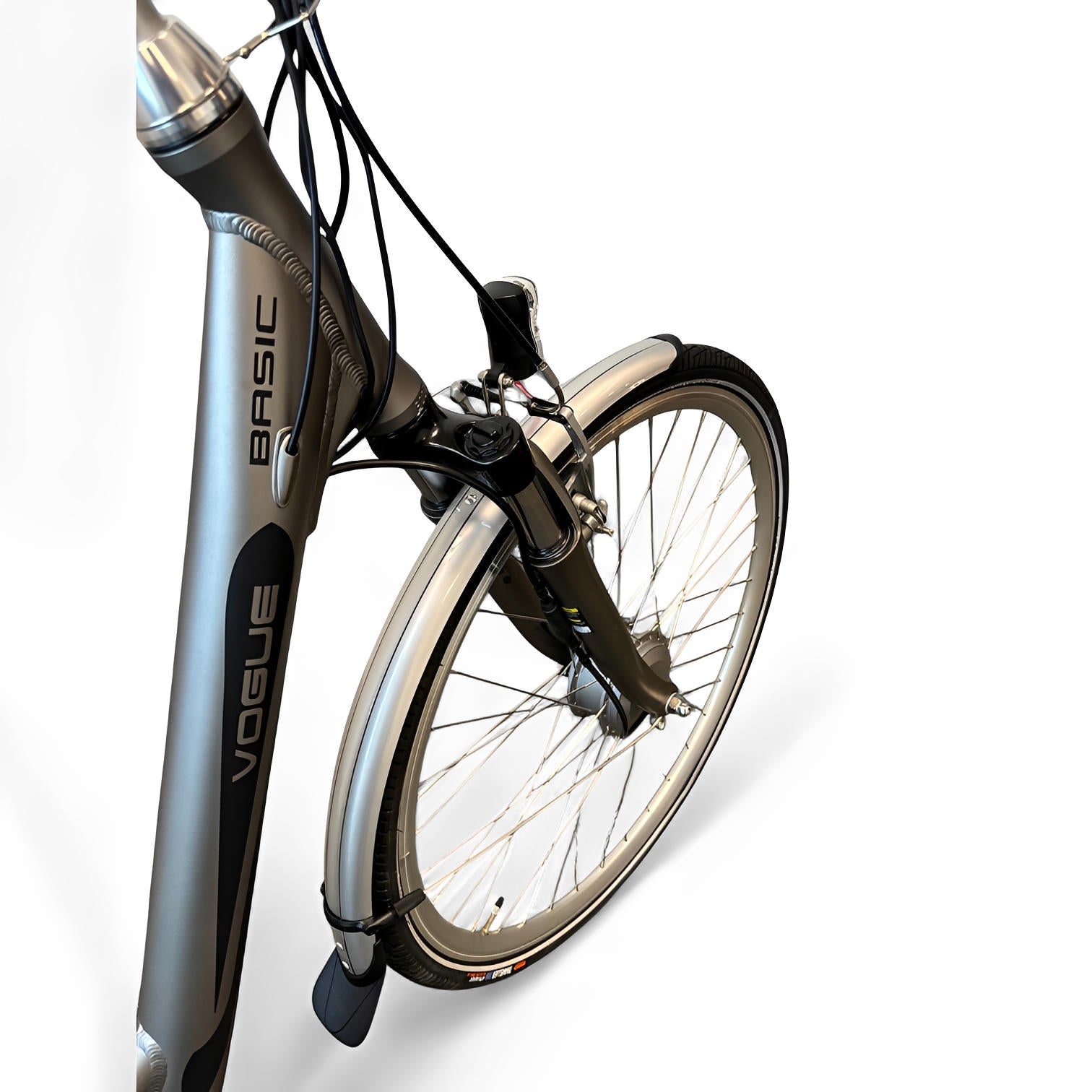 Vogue Basic Elektrische Fiets 3 versnellingen 13Ah - Mat Grijs - AE-trading