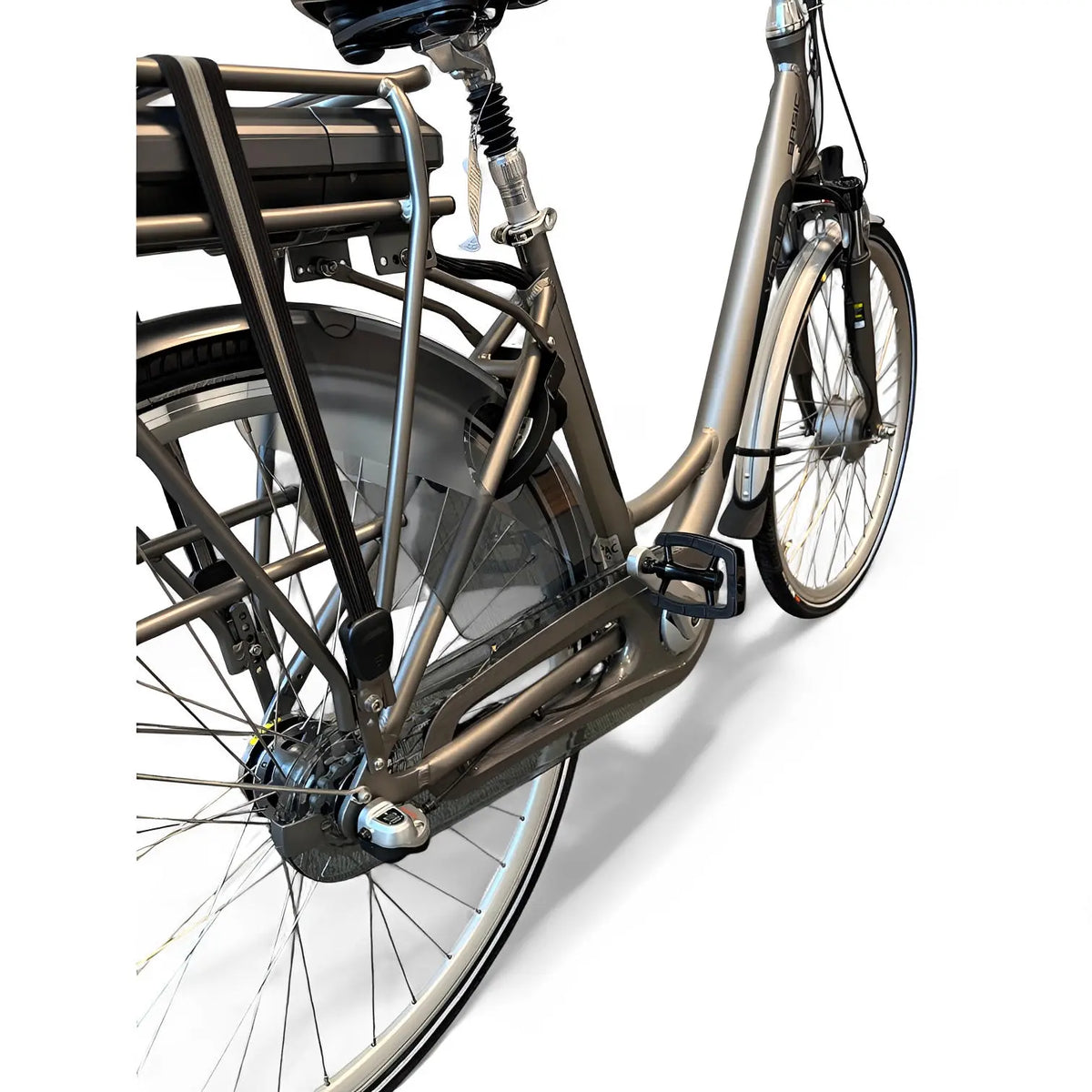Vogue Basic N3 Elektrische Fiets - Mat Grijs - 49 cm - AE-trading
