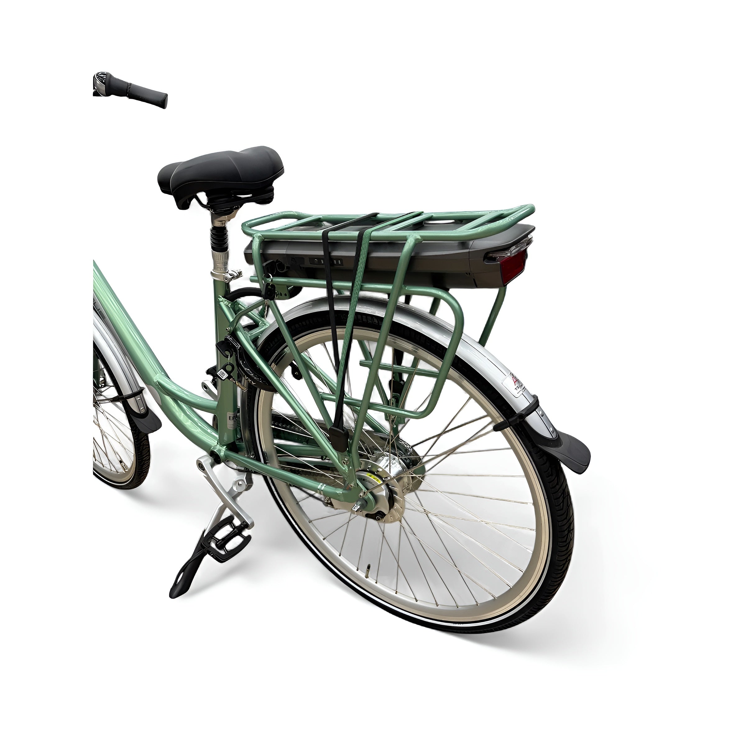 Vogue Basic N7 Elektrische Fiets Groen 49cm – Elektrische Damesfiets met 468Wh Accu - AE-trading