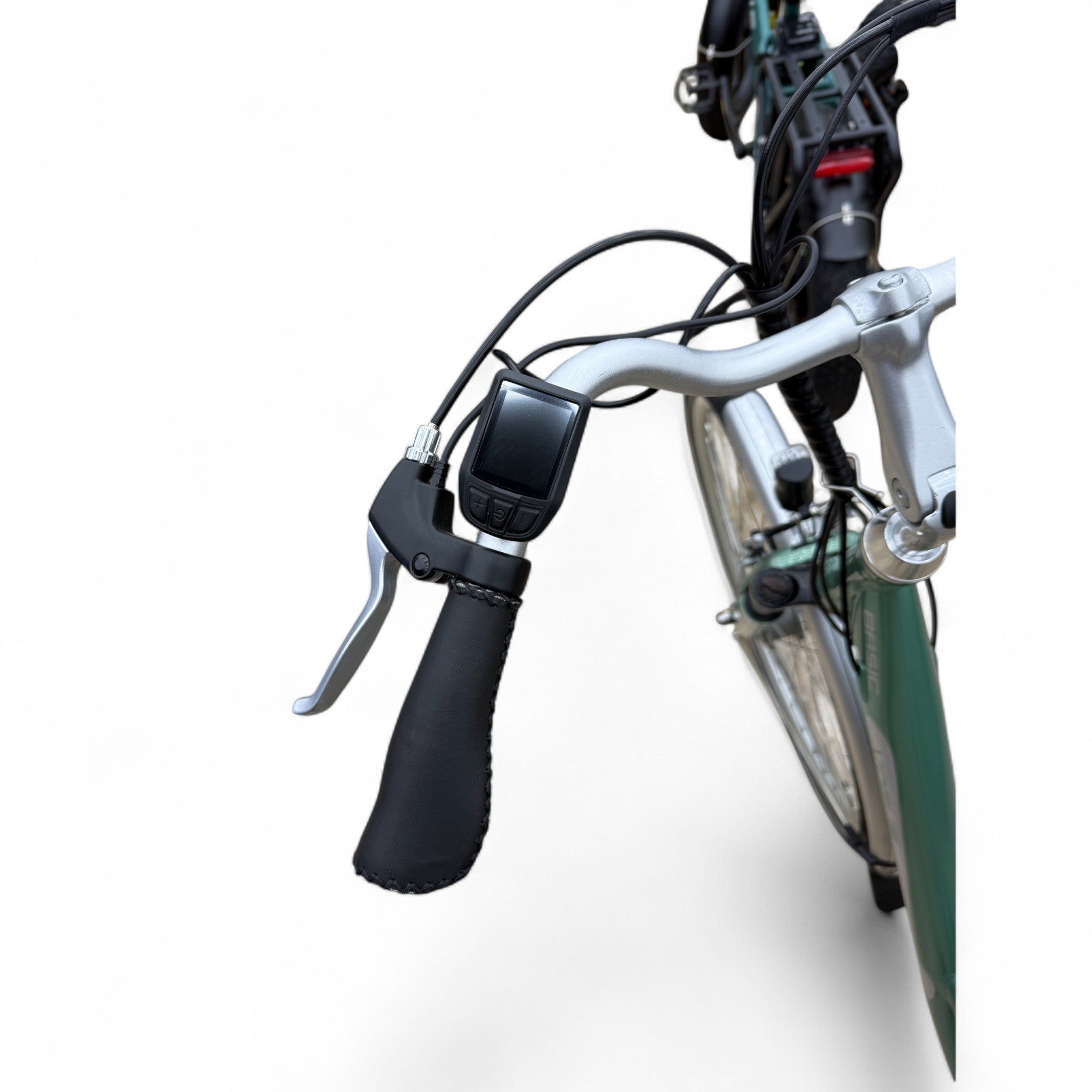 Vogue Basic N7 Elektrische Fiets Groen 49cm – Elektrische Damesfiets met 468Wh Accu - AE-trading