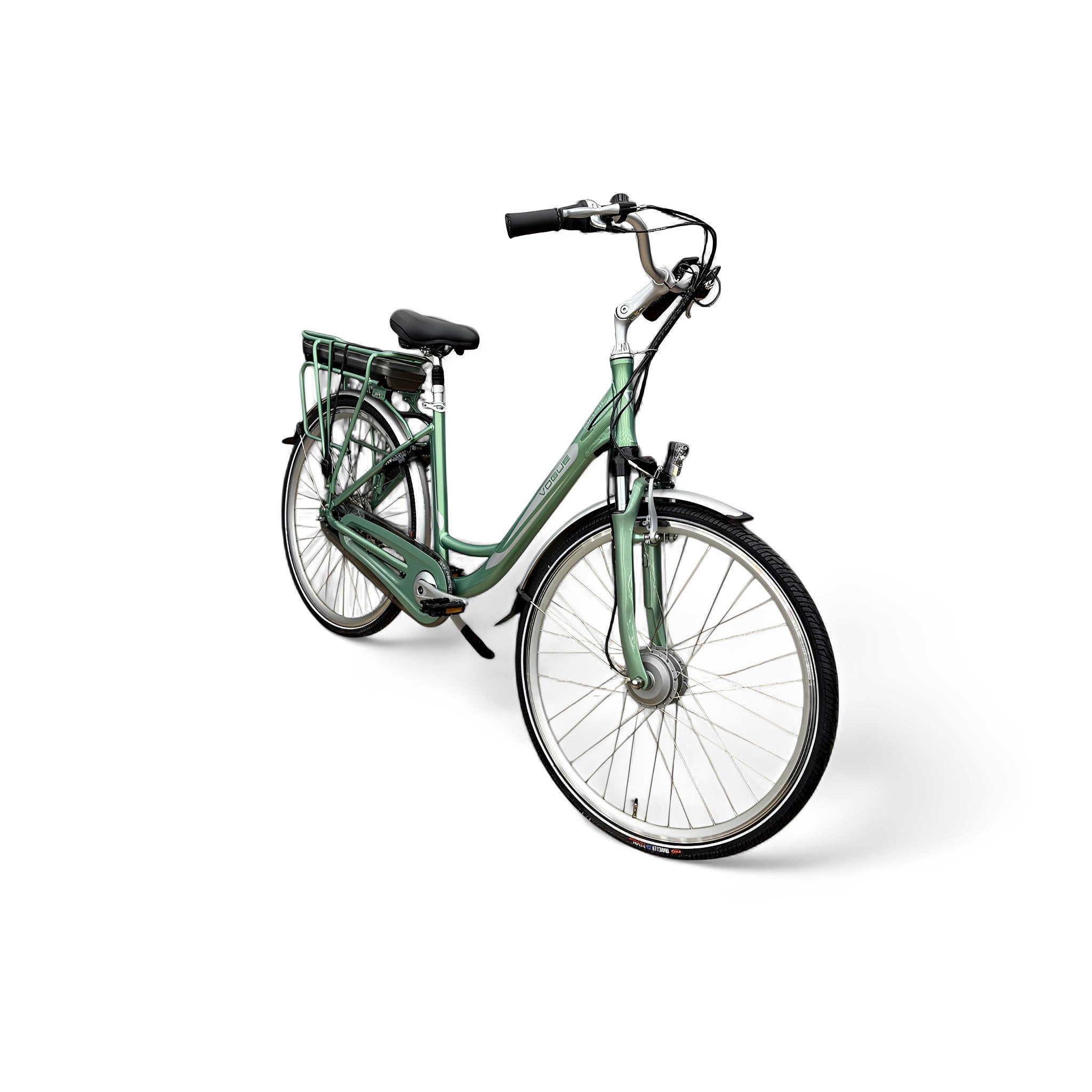 Vogue Basic N7 Elektrische Fiets Silk Blue 47cm – Elektrische Damesfiets met 468Wh Accu - AE-trading