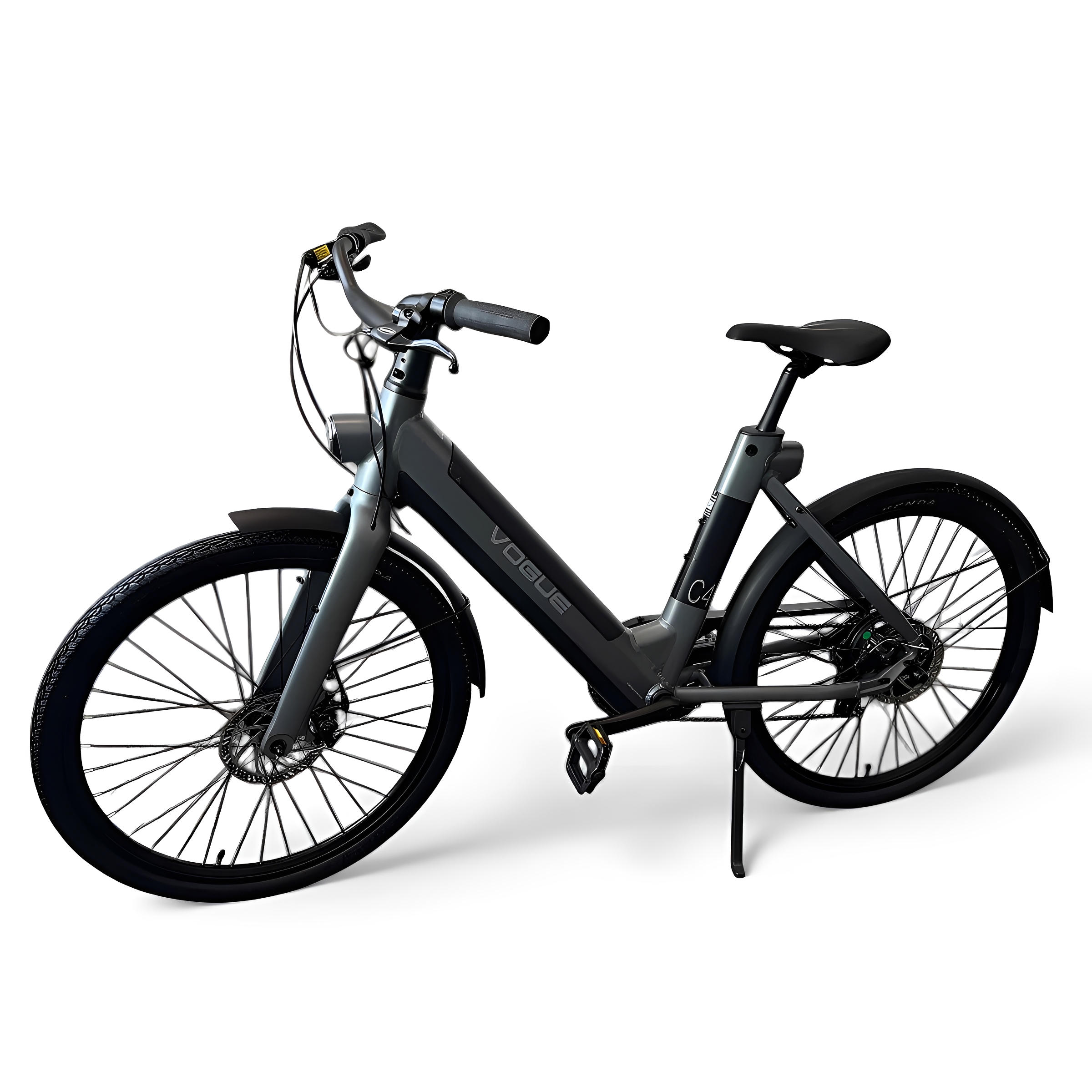 Vogue C4 Lady Elektrische fiets 7DR Shimano 9,6Ah 36V 345,6Wh E-bike - Gravity Grey - AE-trading