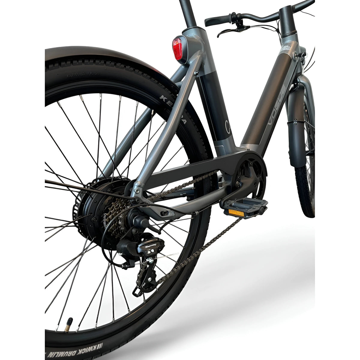 Vogue C4 Lady Elektrische Fiets - Gravity Grey - 345,6Wh - AE-trading