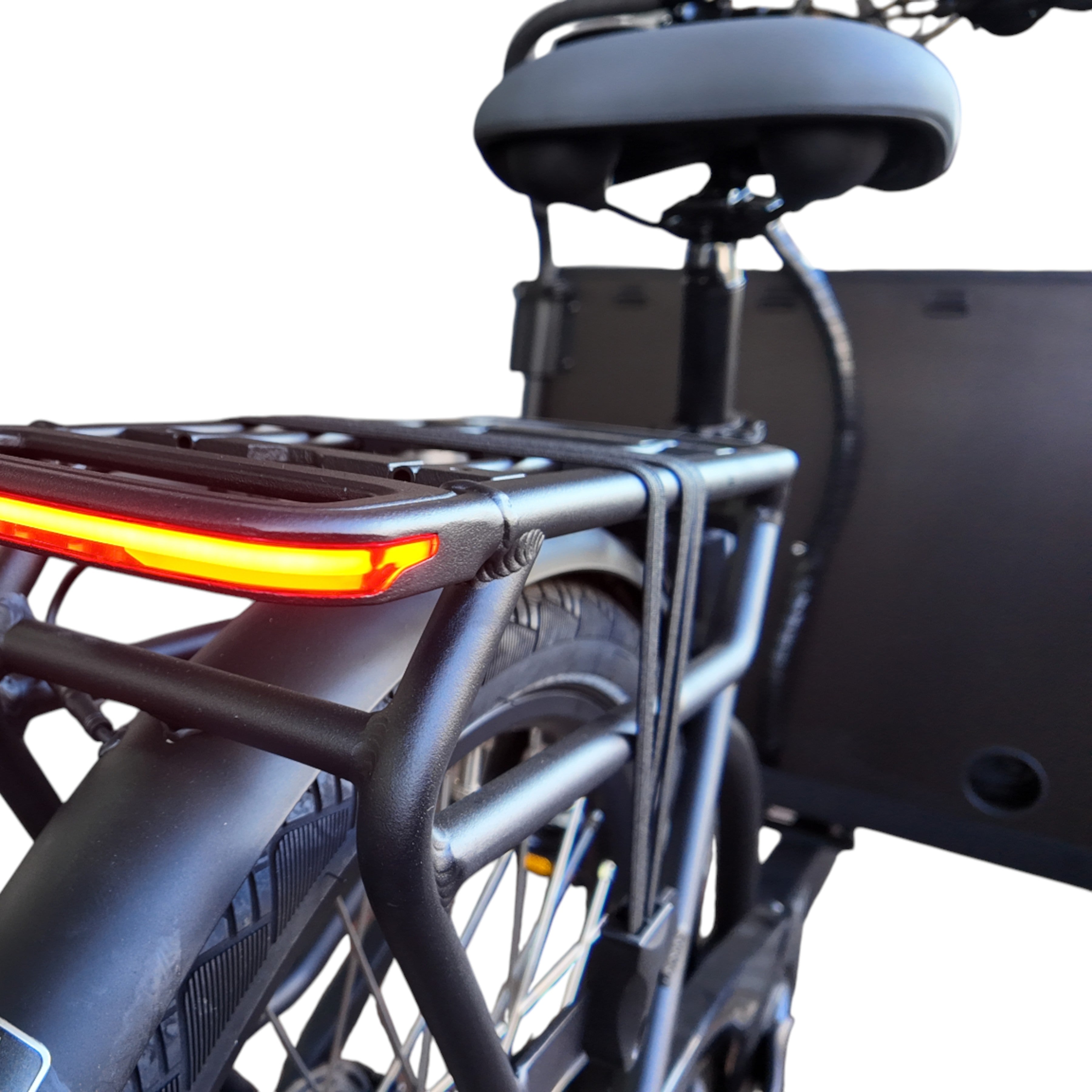 Vogue Caddy - Elektrische Bakfiets - Mat Zwart - Bruine Accenten - Accu 468Wh (36V, 13Ah) - Bafang Achterwielmotor - Shimano 7 Versnellingen - Hydraulische Remmen - AE-trading