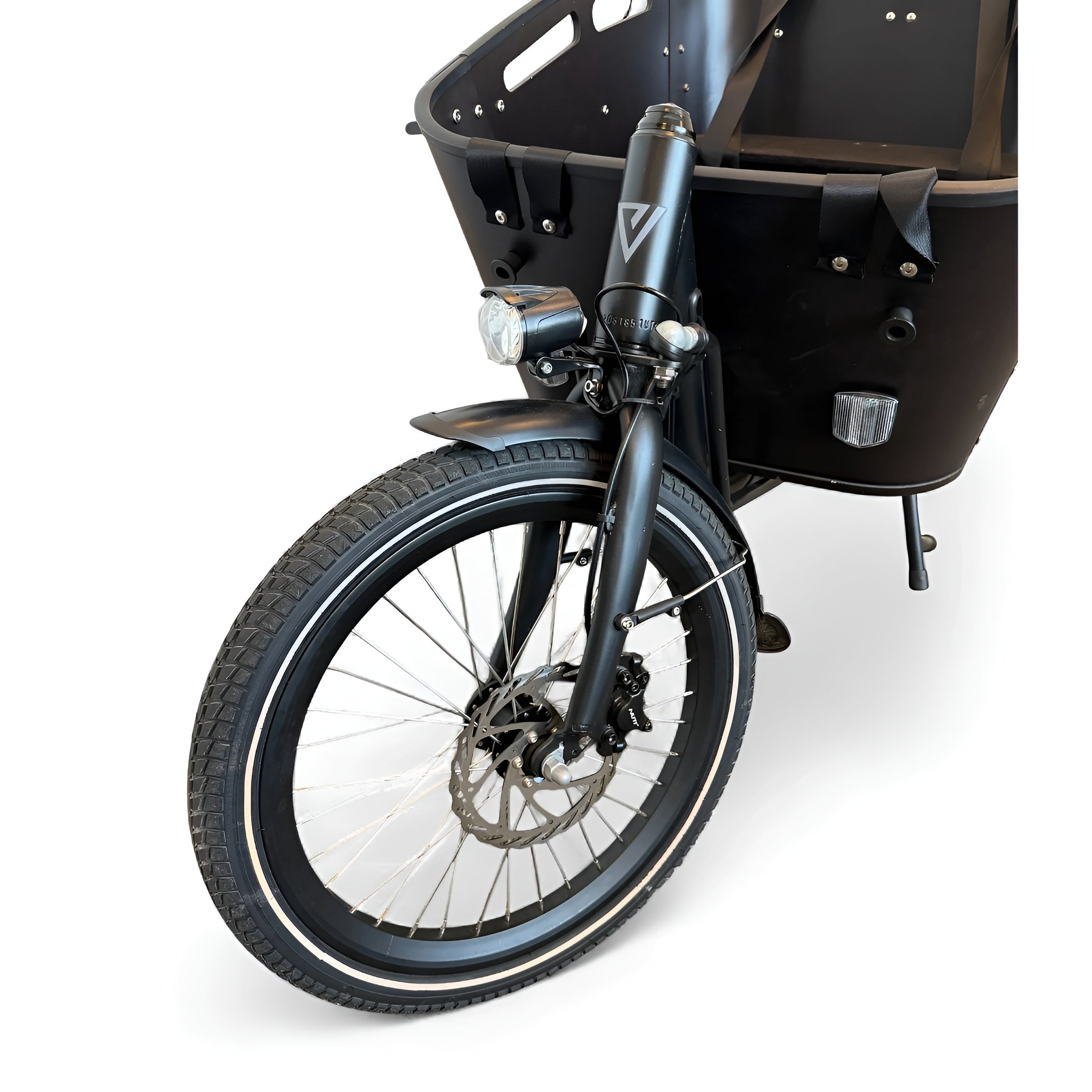 Vogue Carry 2 – Mat Zwart – Elektrische Bakfiets – 80Nm middenmotor – 15Ah accu – 8 versnellingen – Hydraulische schijfremmen - AE-trading