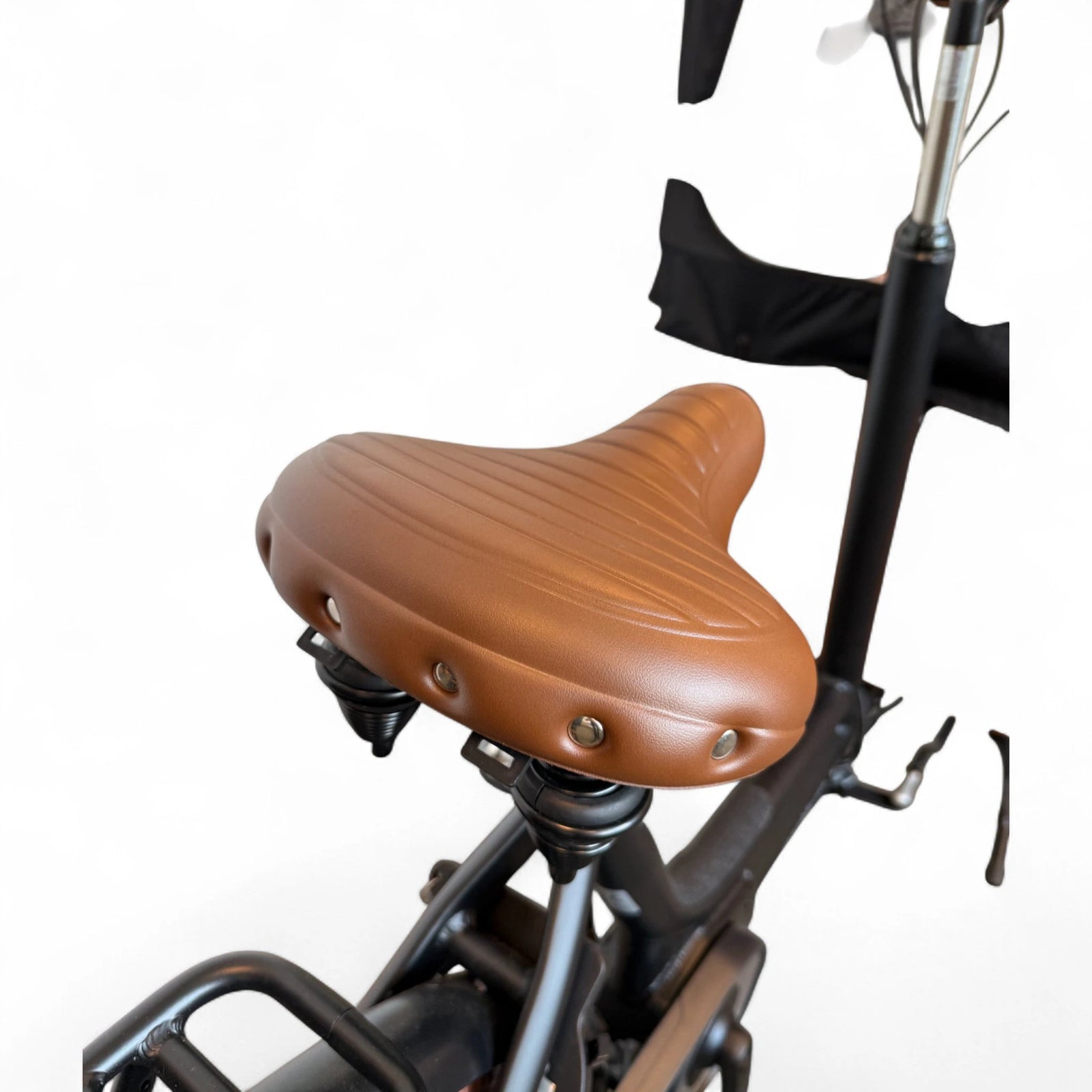 Vogue Carry 2 Elektrische Bakfiets - Mat Zwart/Bruin - 50 cm - AE-trading