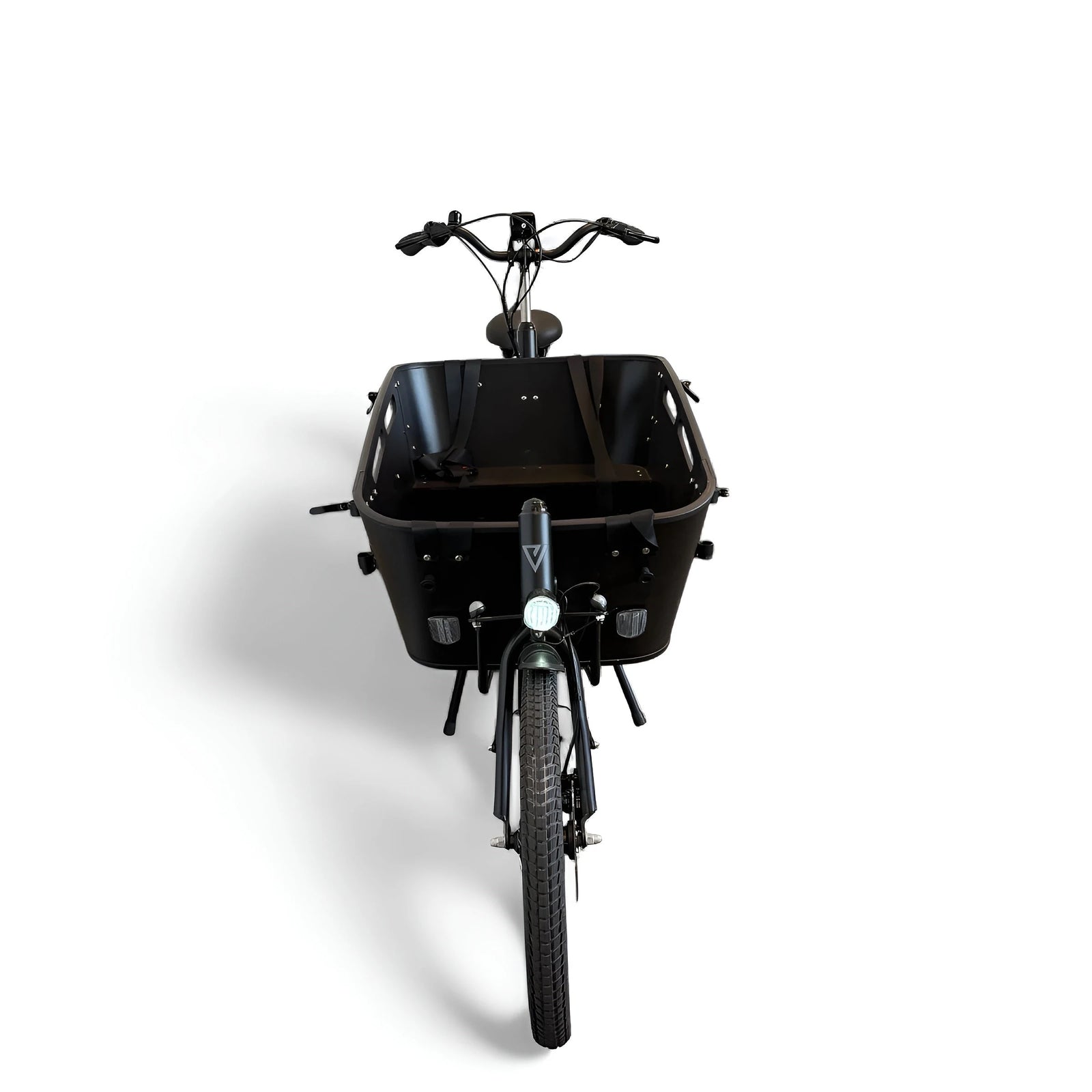 Vogue Carry 2 Elektrische Bakfiets - Mat Zwart - 50 cm - AE-trading