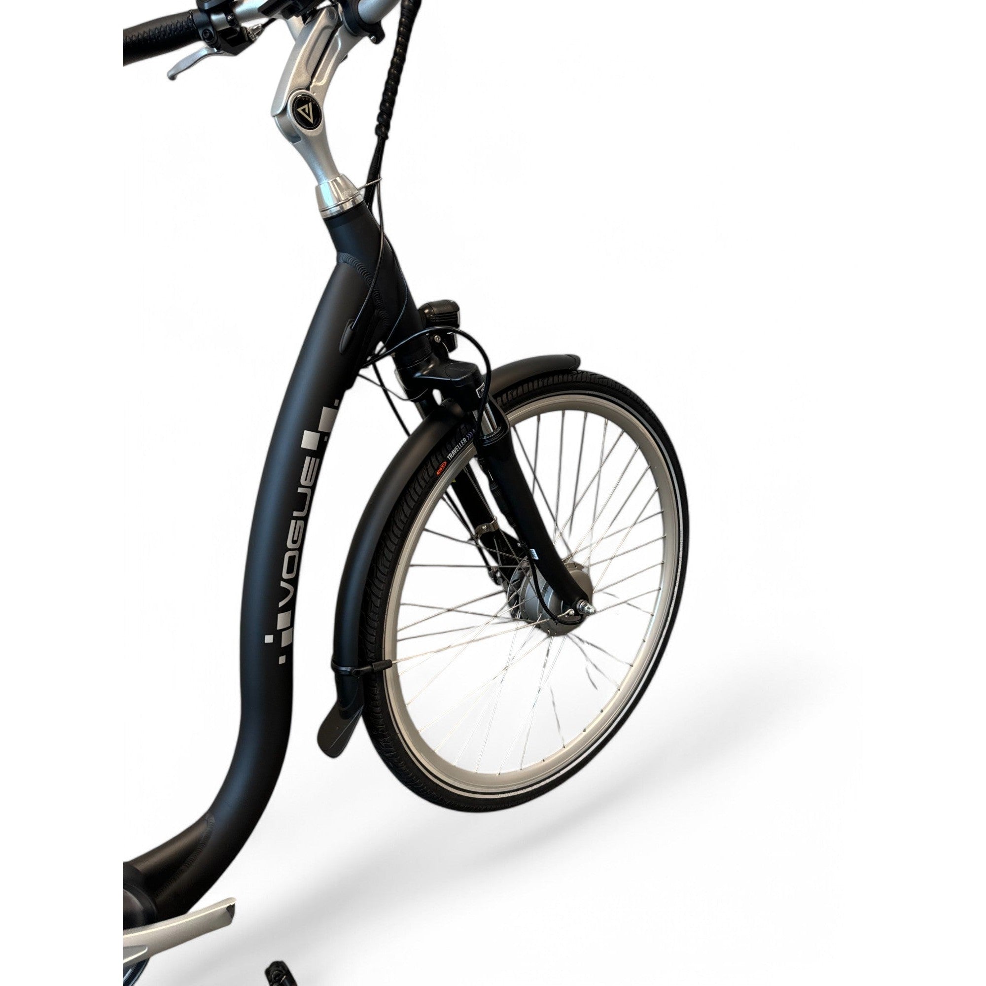 Vogue Comfort N7 Elektrische Fiets Mat zwart 468Wh Accu - E-bike - AE-trading